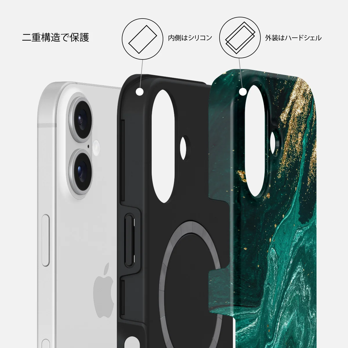 Emerald Pool - iPhone 16 ケース
