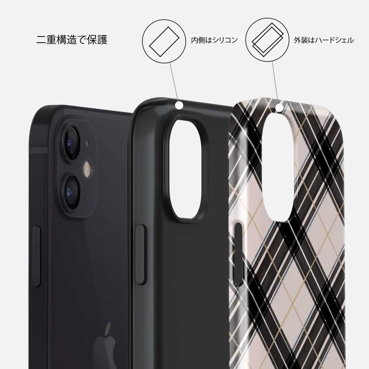 Plaid Please - iPhone 12 ケース