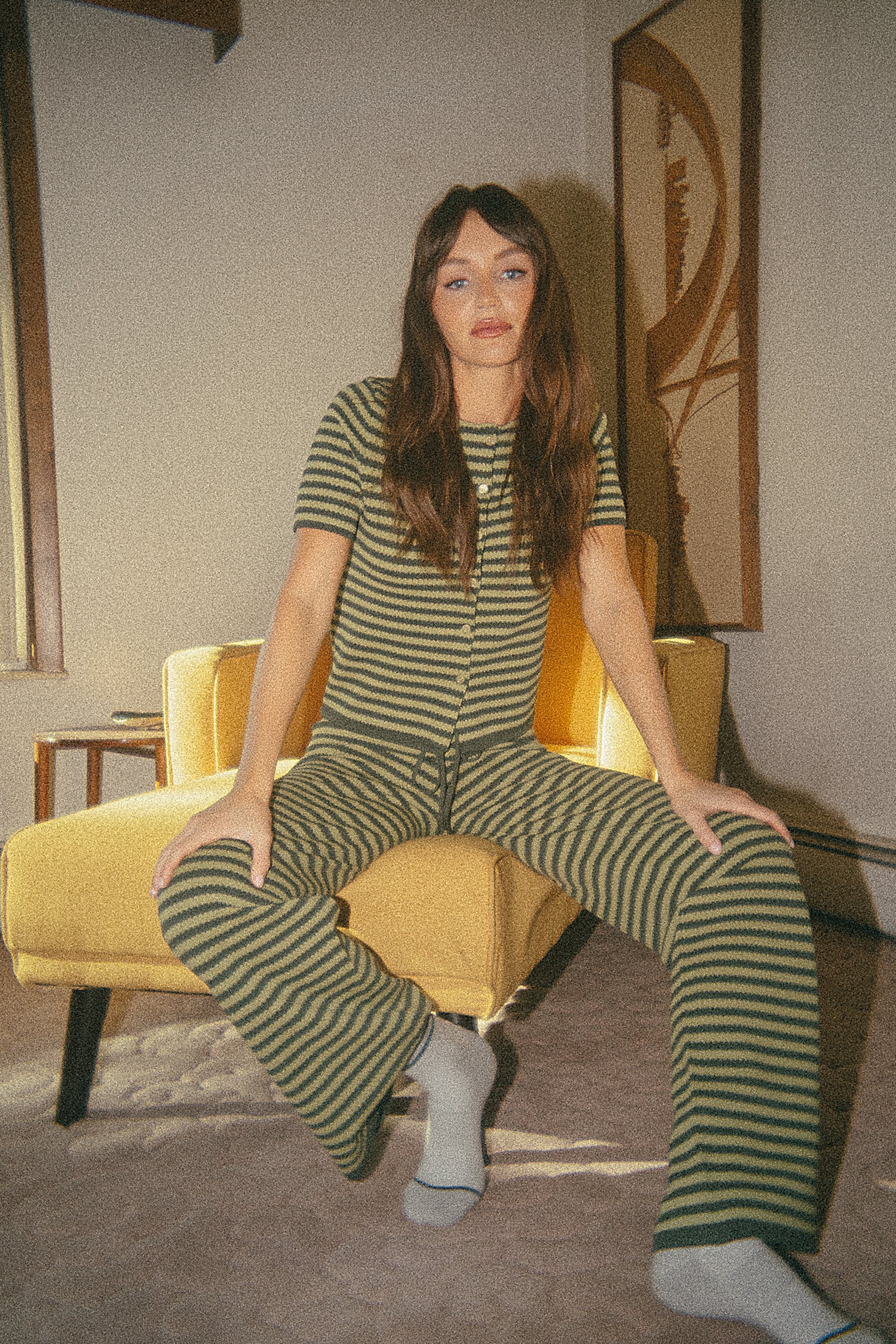Ireland Striped Top in Green