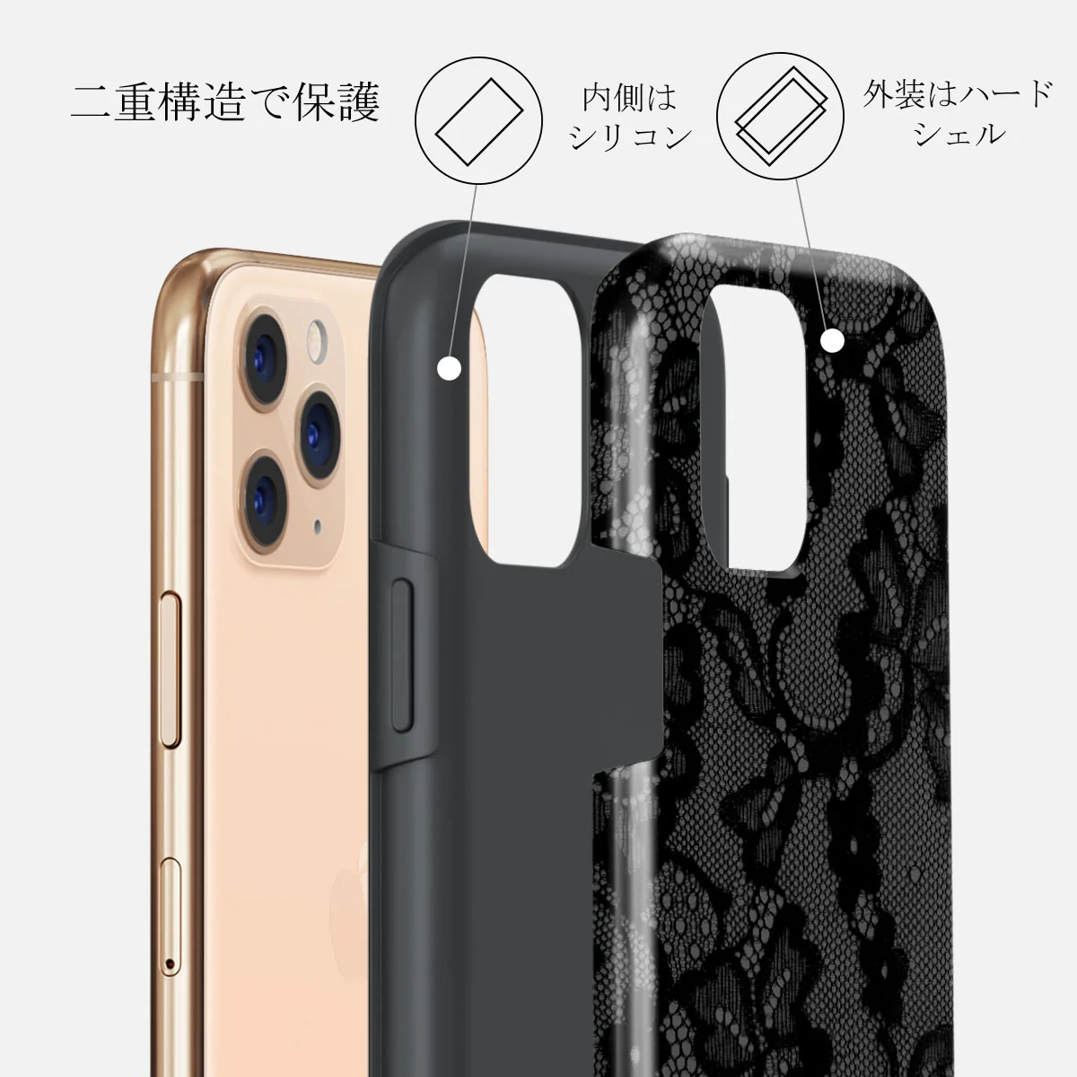 Magnetic - iPhone 11 Pro Max ケース