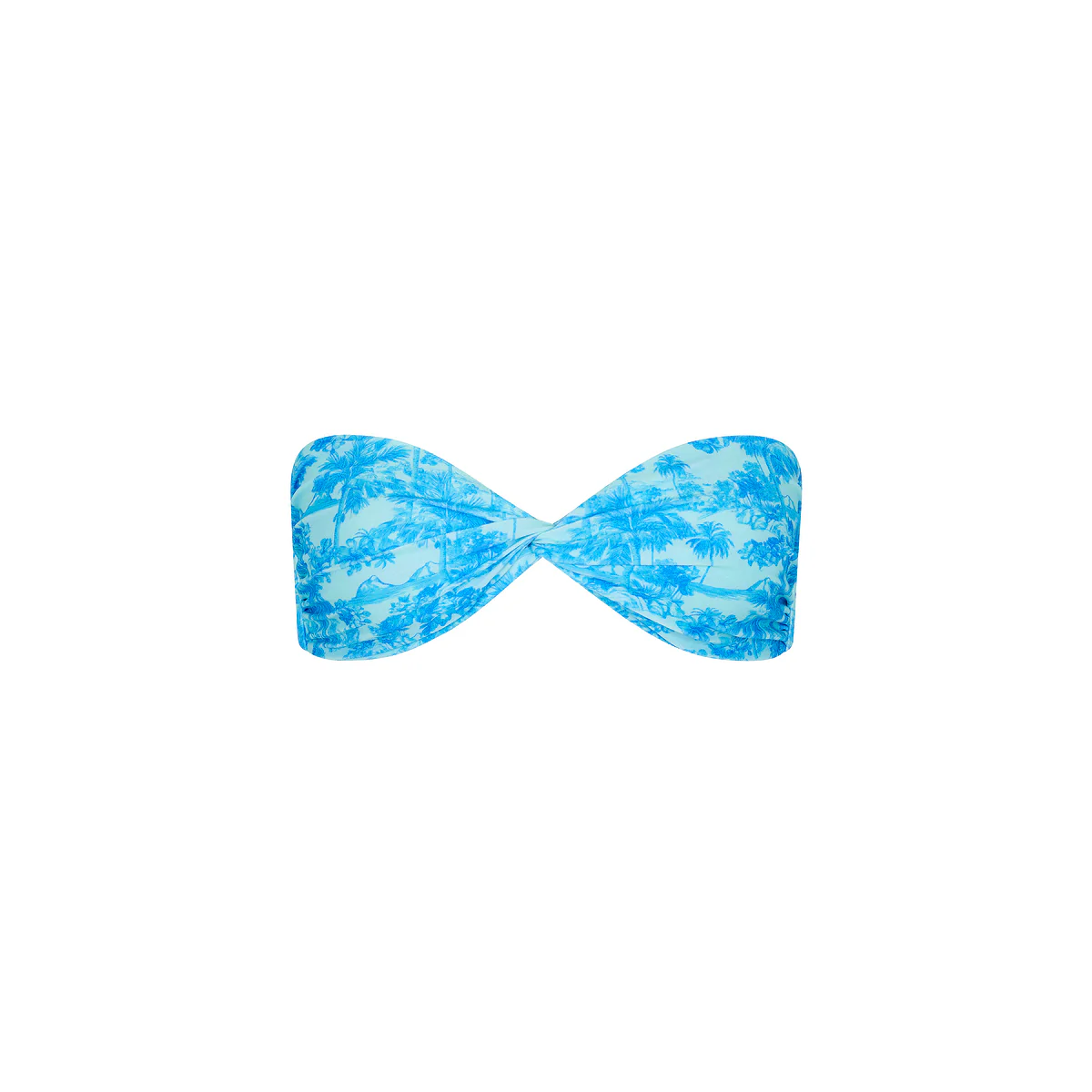 Twist Bandeau Bikini Top - Ocean Paradise