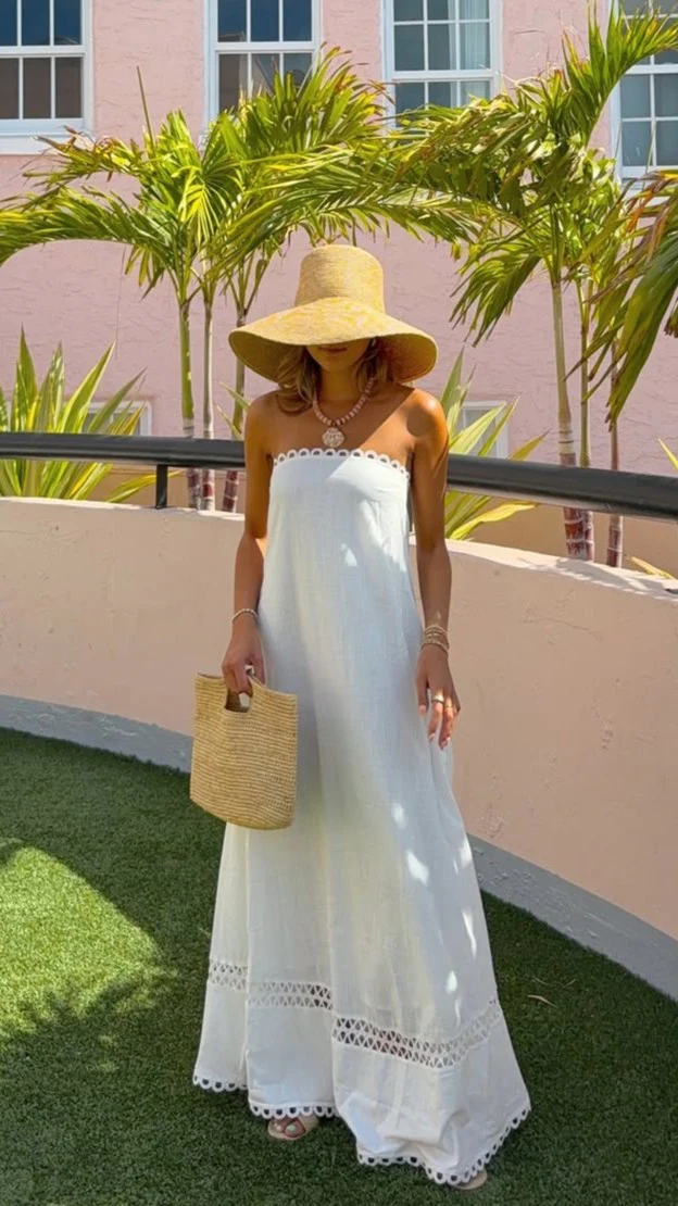 Sandra Maxi Dress - White