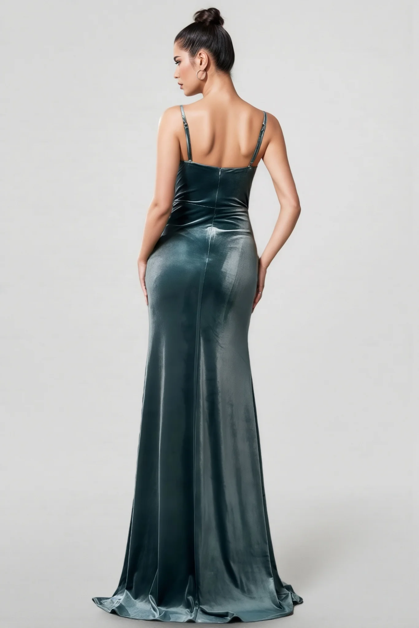Selene Halter High Cut Maxi Dress