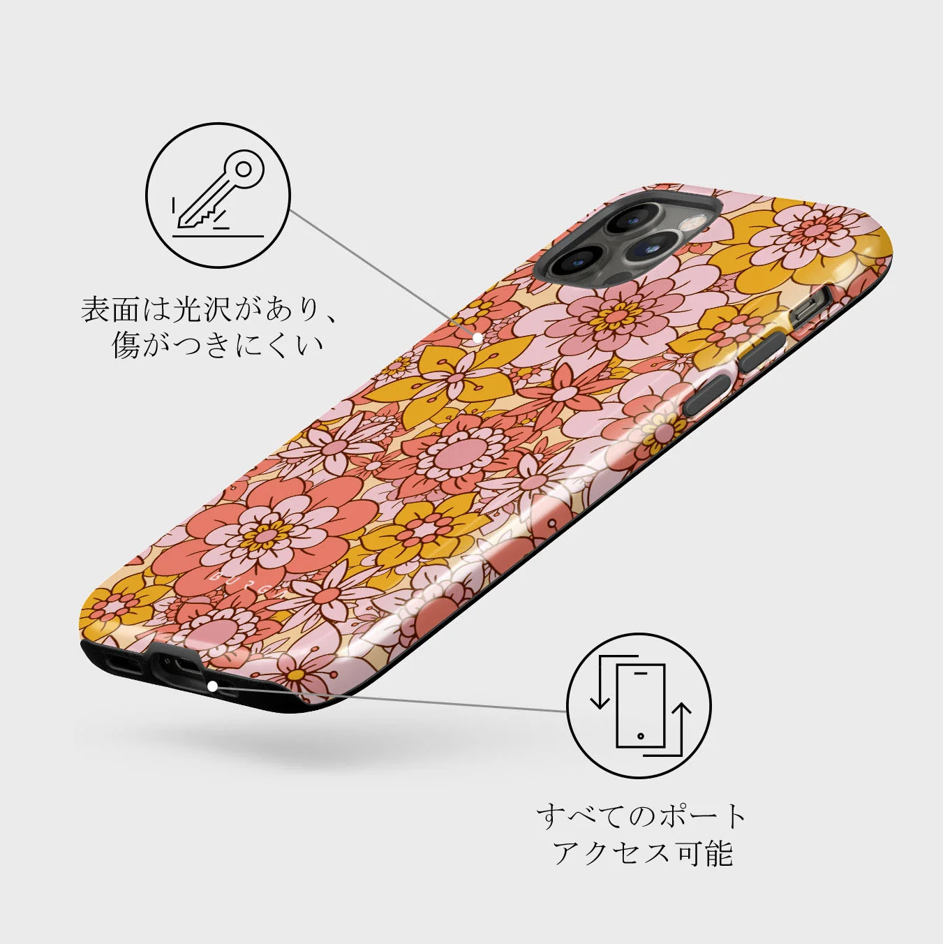 Garden Brunch - Floral iPhone 12 Pro ケース