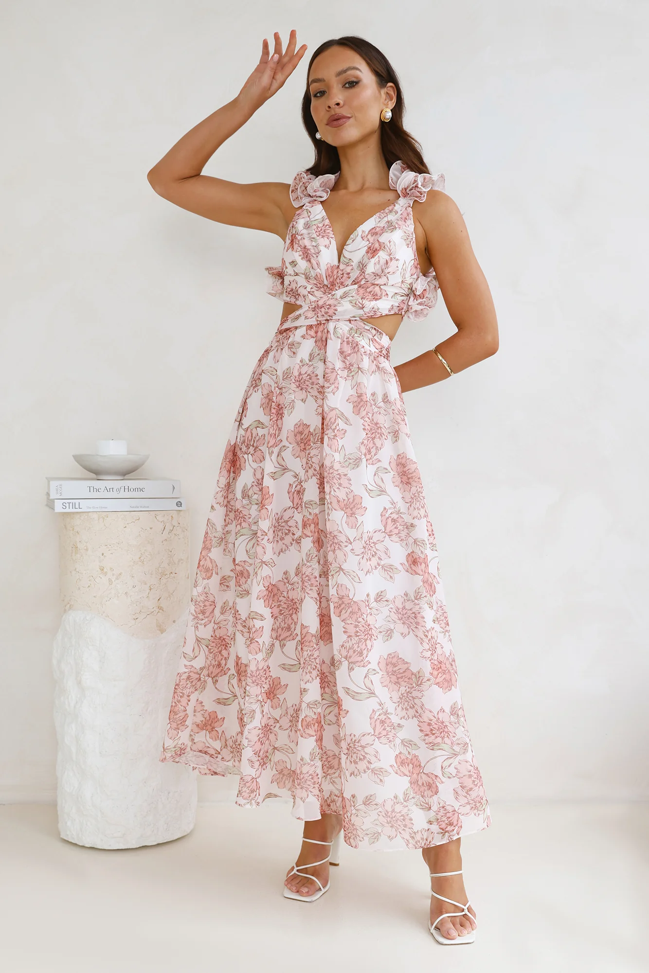 Extra Guest Maxi Dress Pink - luluinthesky