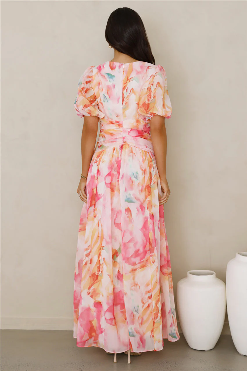 Creative Energy Maxi Dress Print - luluinthesky