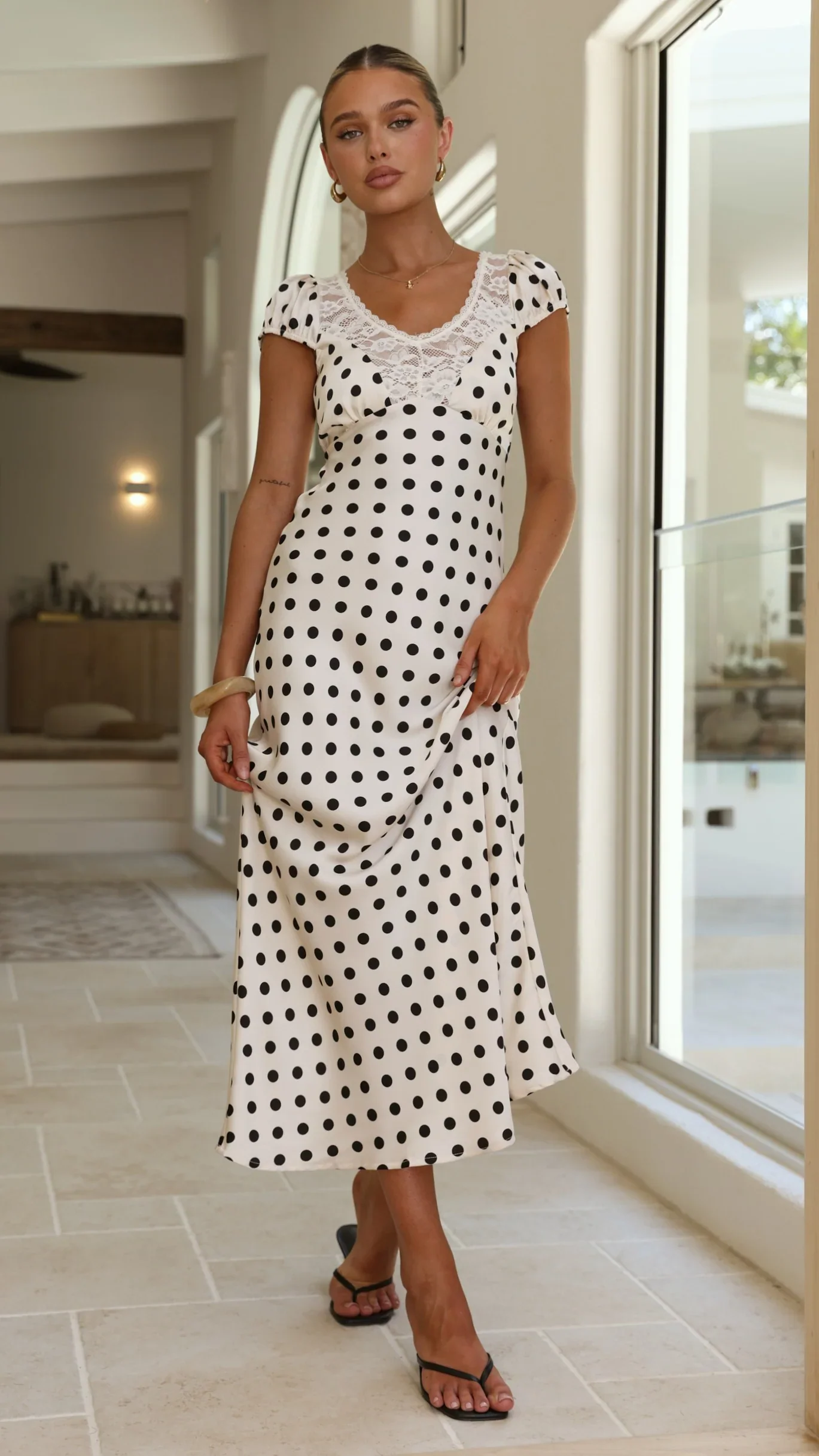 Esme Maxi Dress - Polka Dot