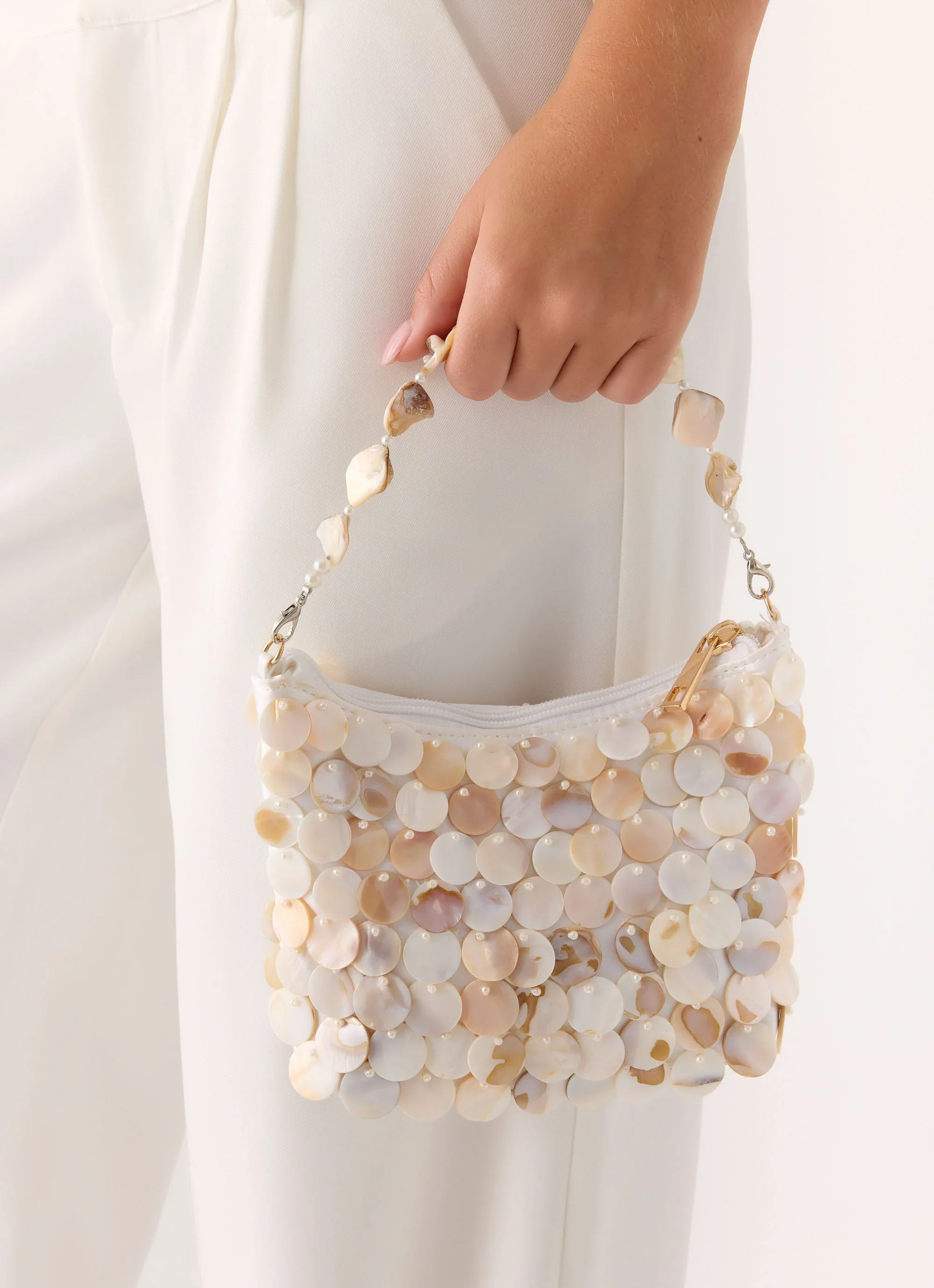 Solara Shell Bag - Ivory
