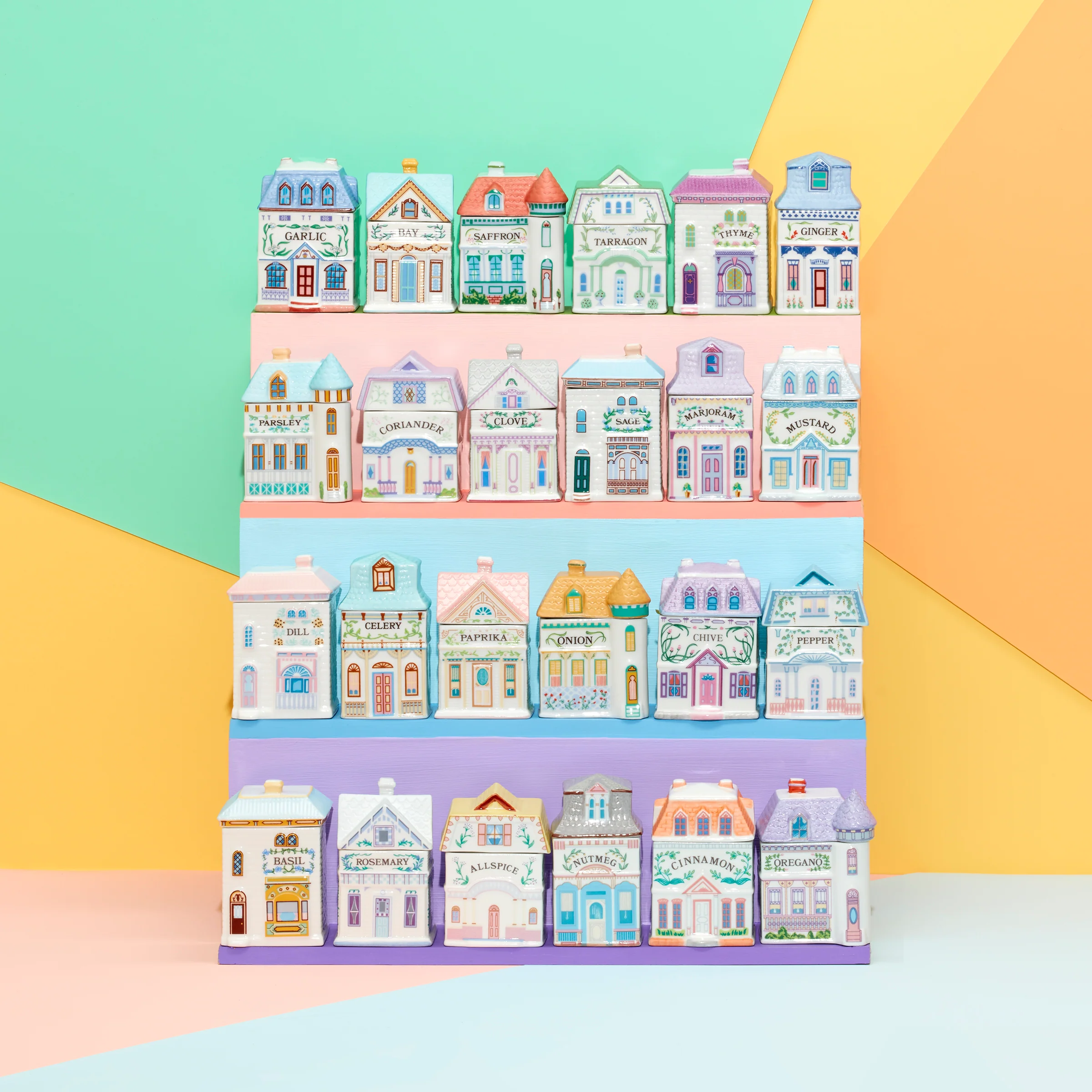Lenox Spice Village 24-Jar Full Collection