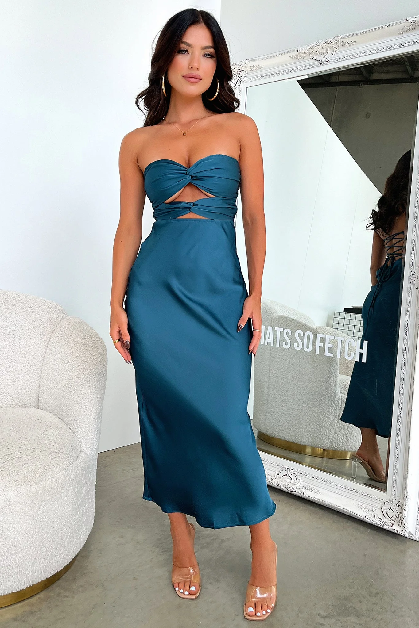 Solita Midi Dress - Teal