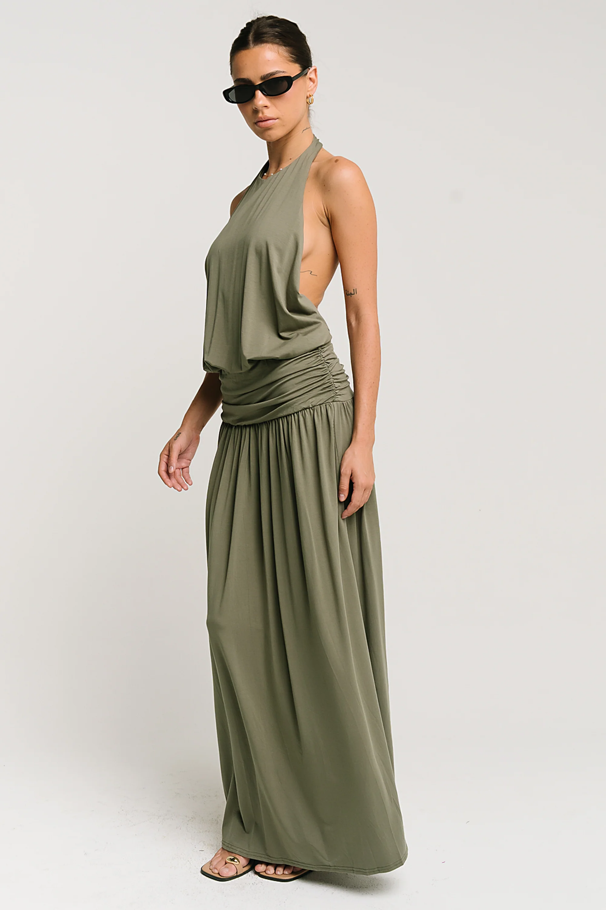 Mia Halter Maxi Dress