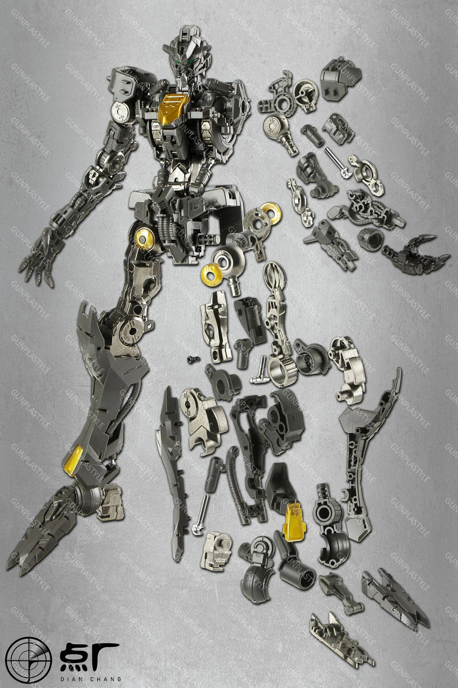 Dot Studio MG 1/100 Barbatos Frame Replacement (Metal Parts)