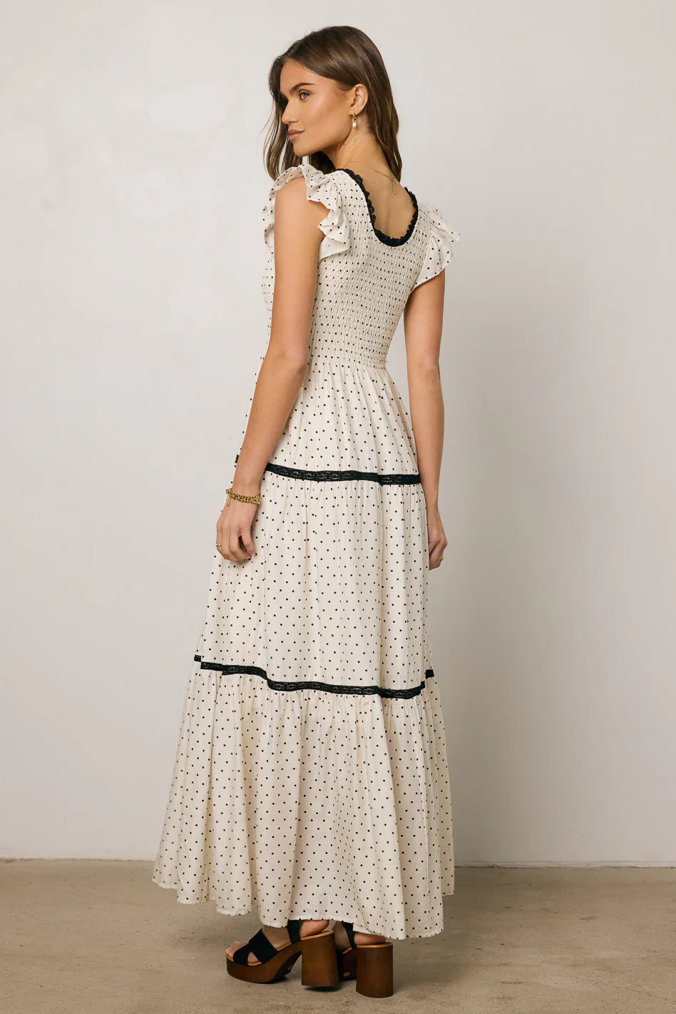 Faraday Polka Dot Maxi Dress
