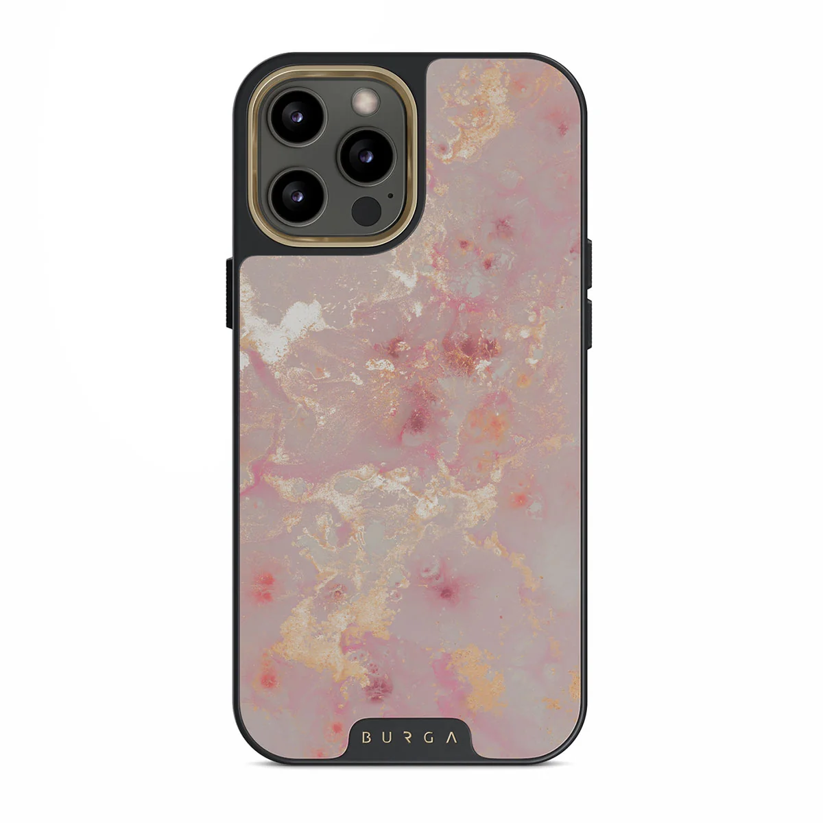 Golden Coral - Pink iPhone 12 Pro ケース