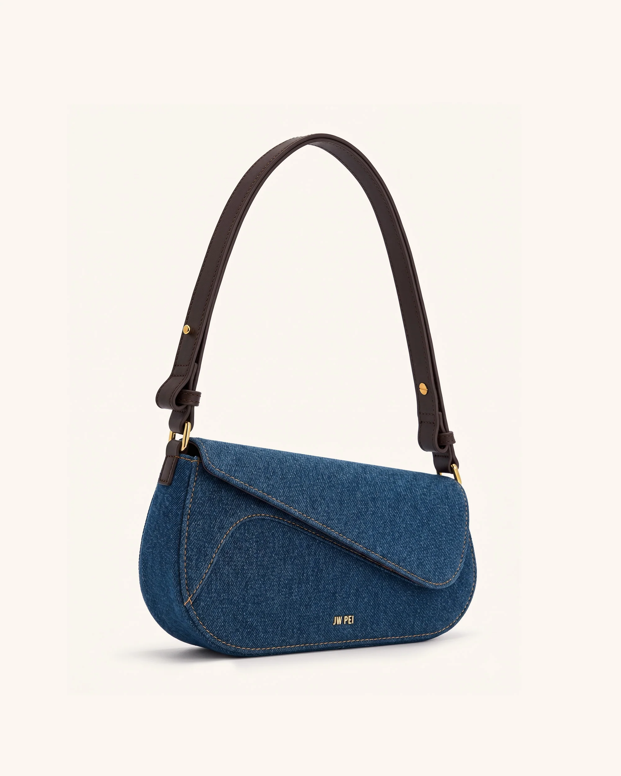 Addisyn Shoulder Bag - Blue Denim