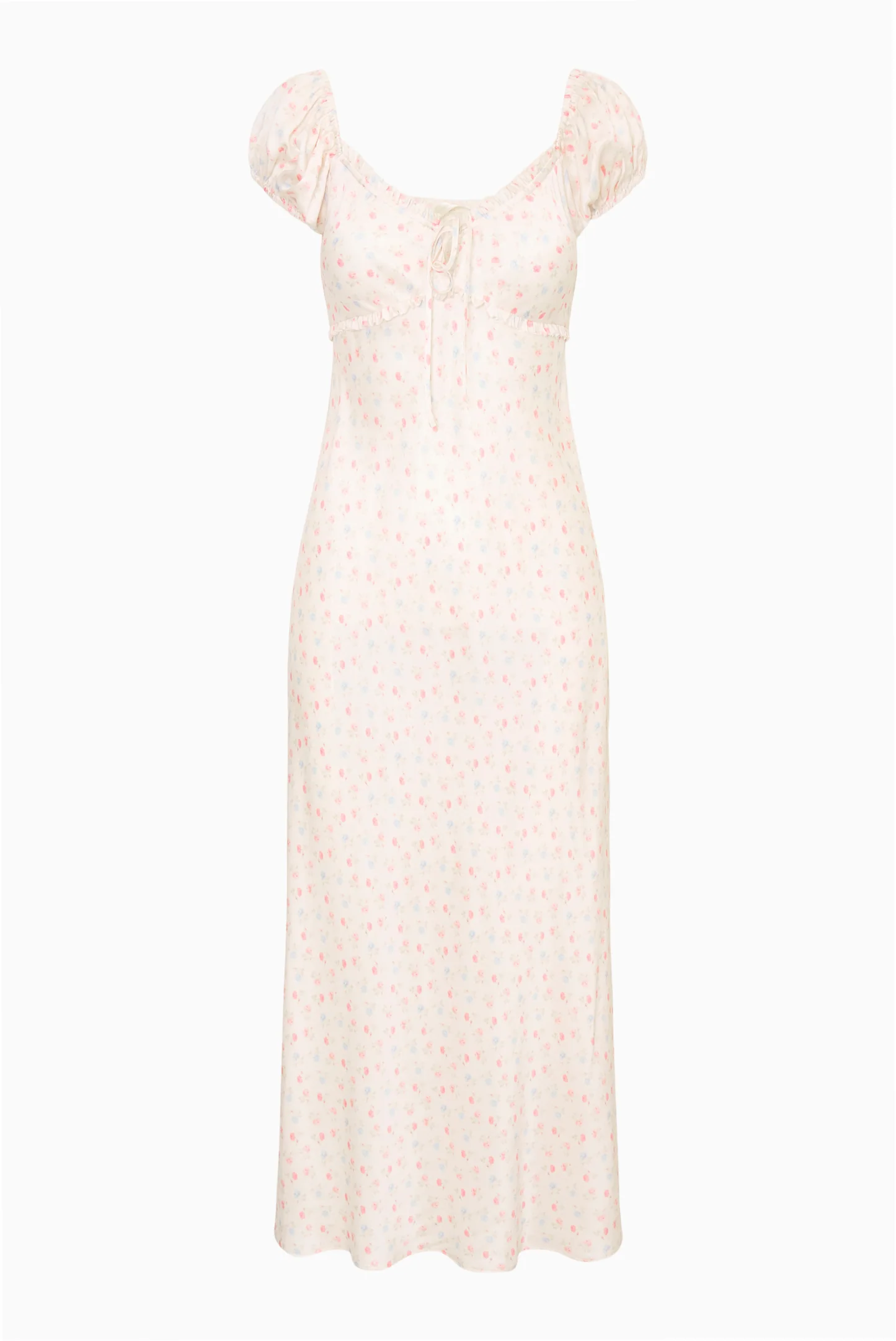 Epone Floral Puff Sleeve Maxi Dress