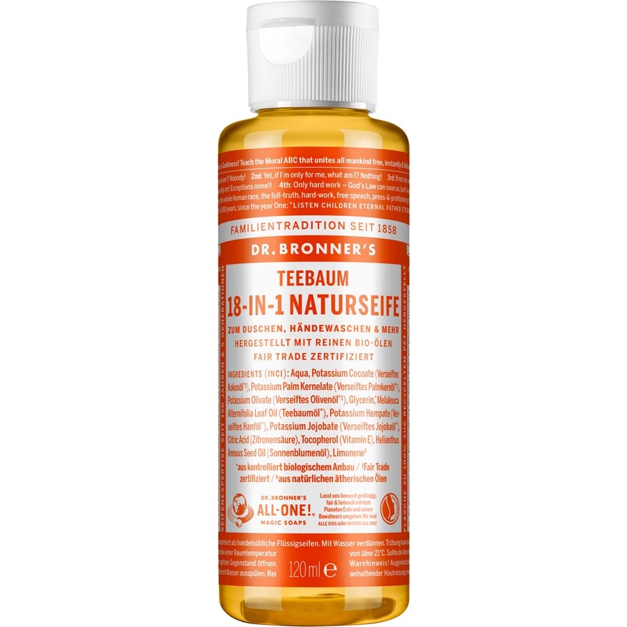 Dr. Bronner's Mydła w płynie Naturalne mydło z drzewa herbacianego 18 w 1