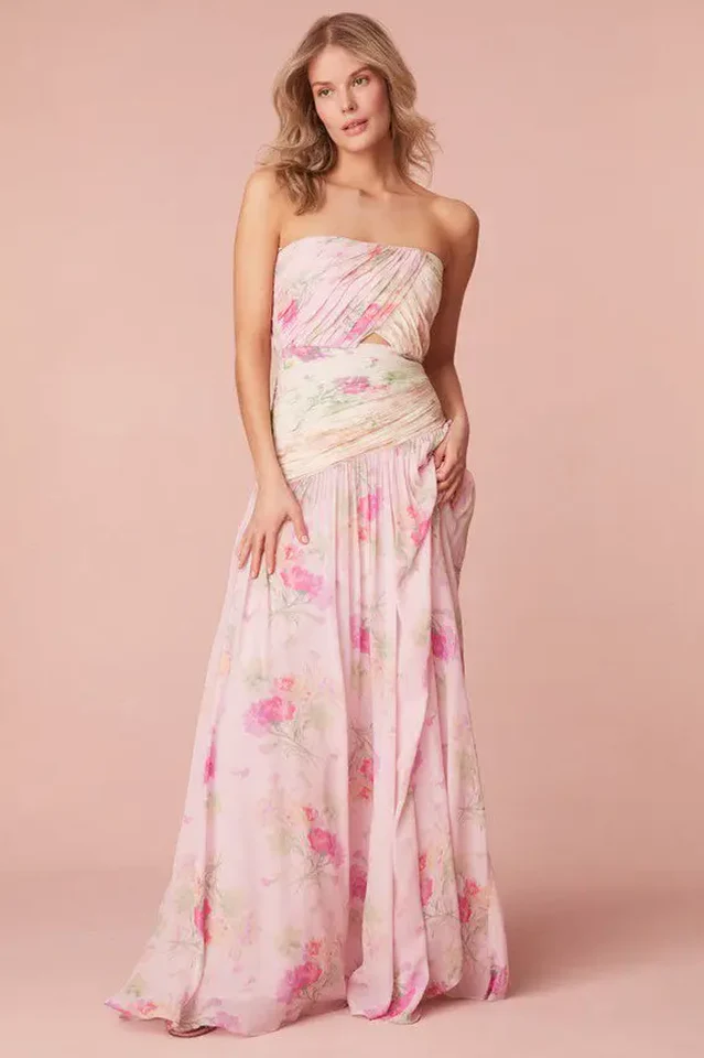Pintil Strapless Gown