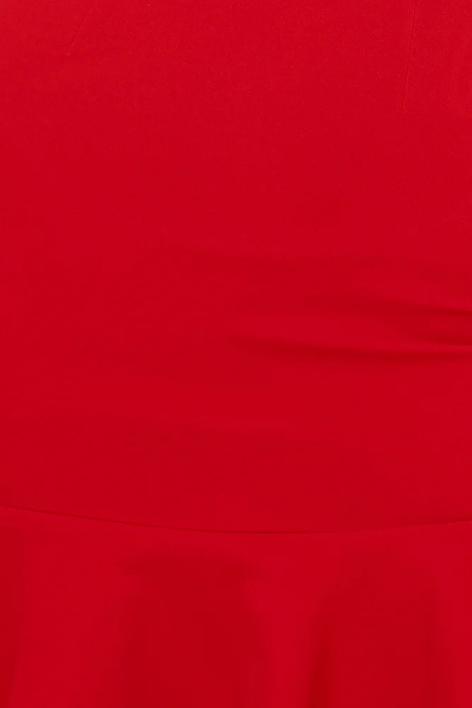 Call Me Happy Go Lucky Dress Red