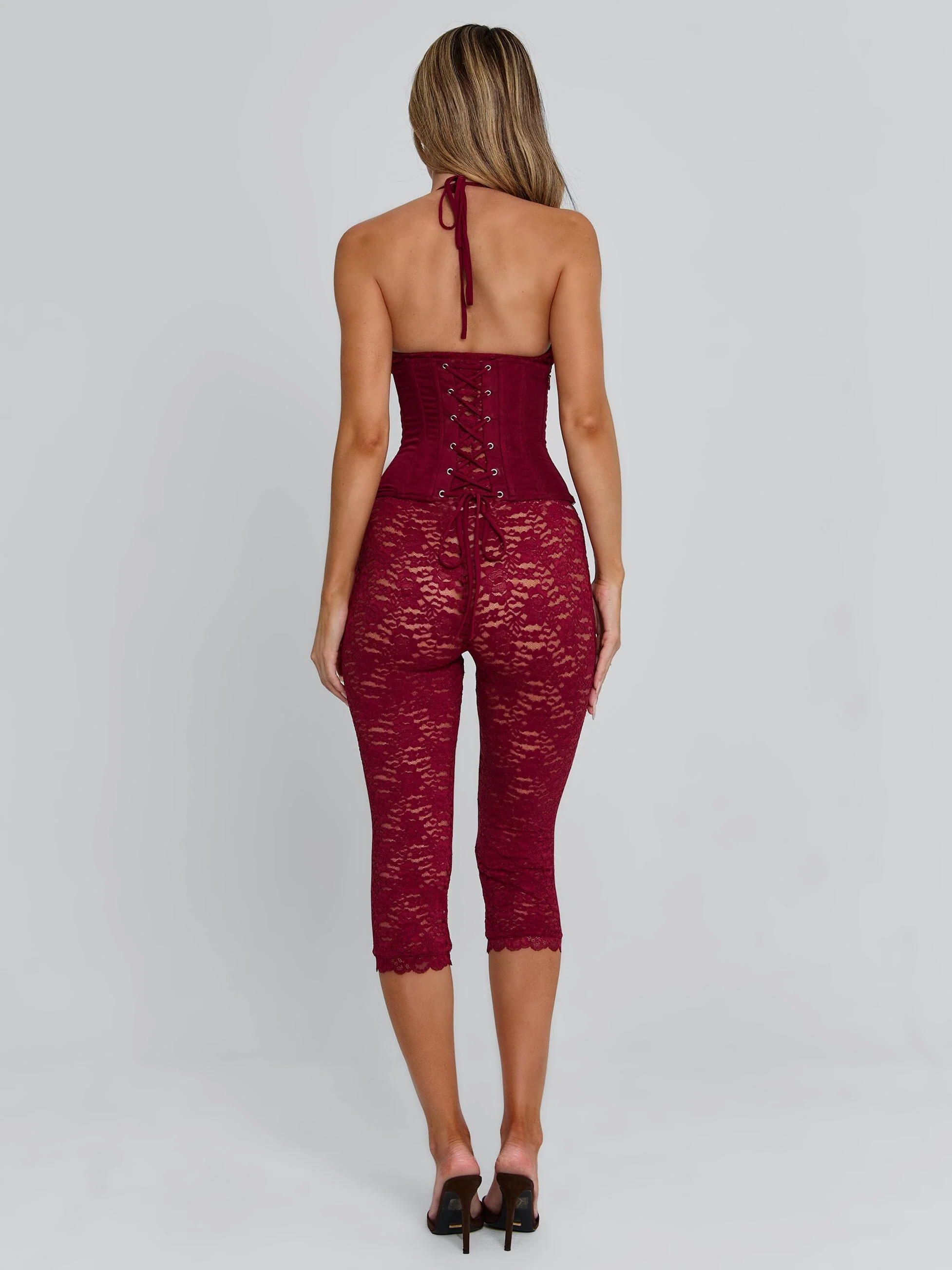 Cendre Playsuit Burgundy