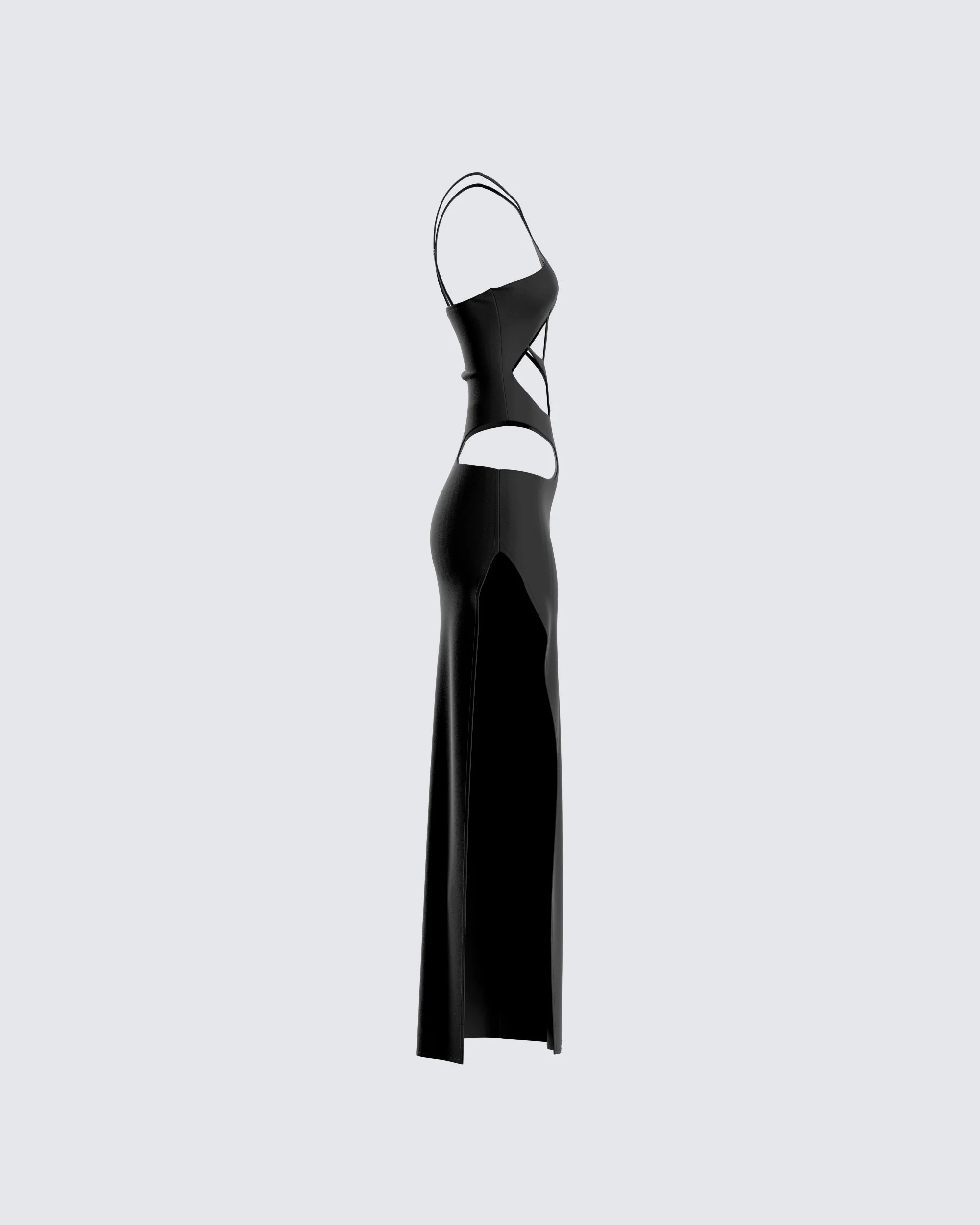 Carrie Black Cut Out Dress