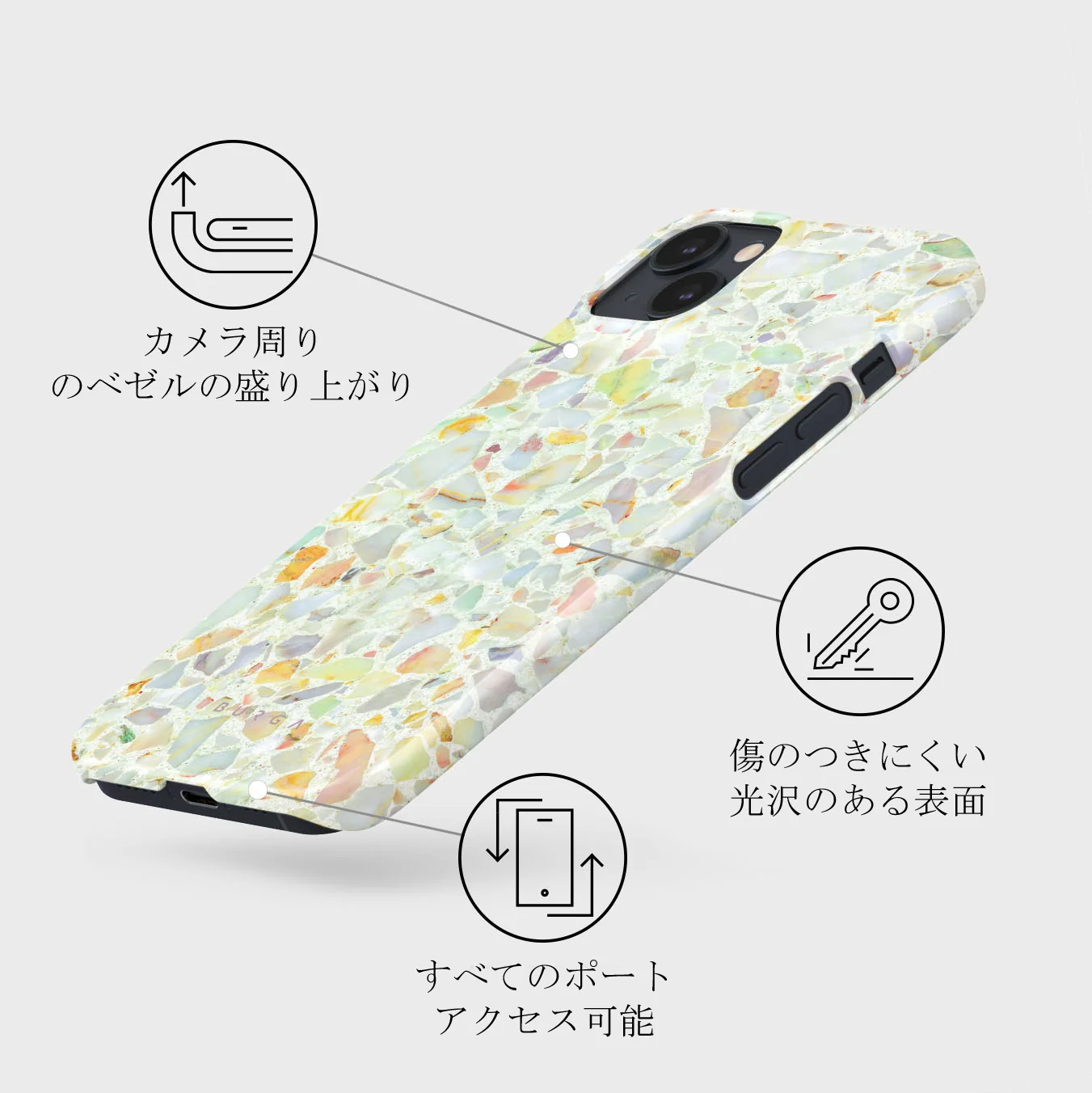 Rainbow Crush - iPhone 13 Mini ケース