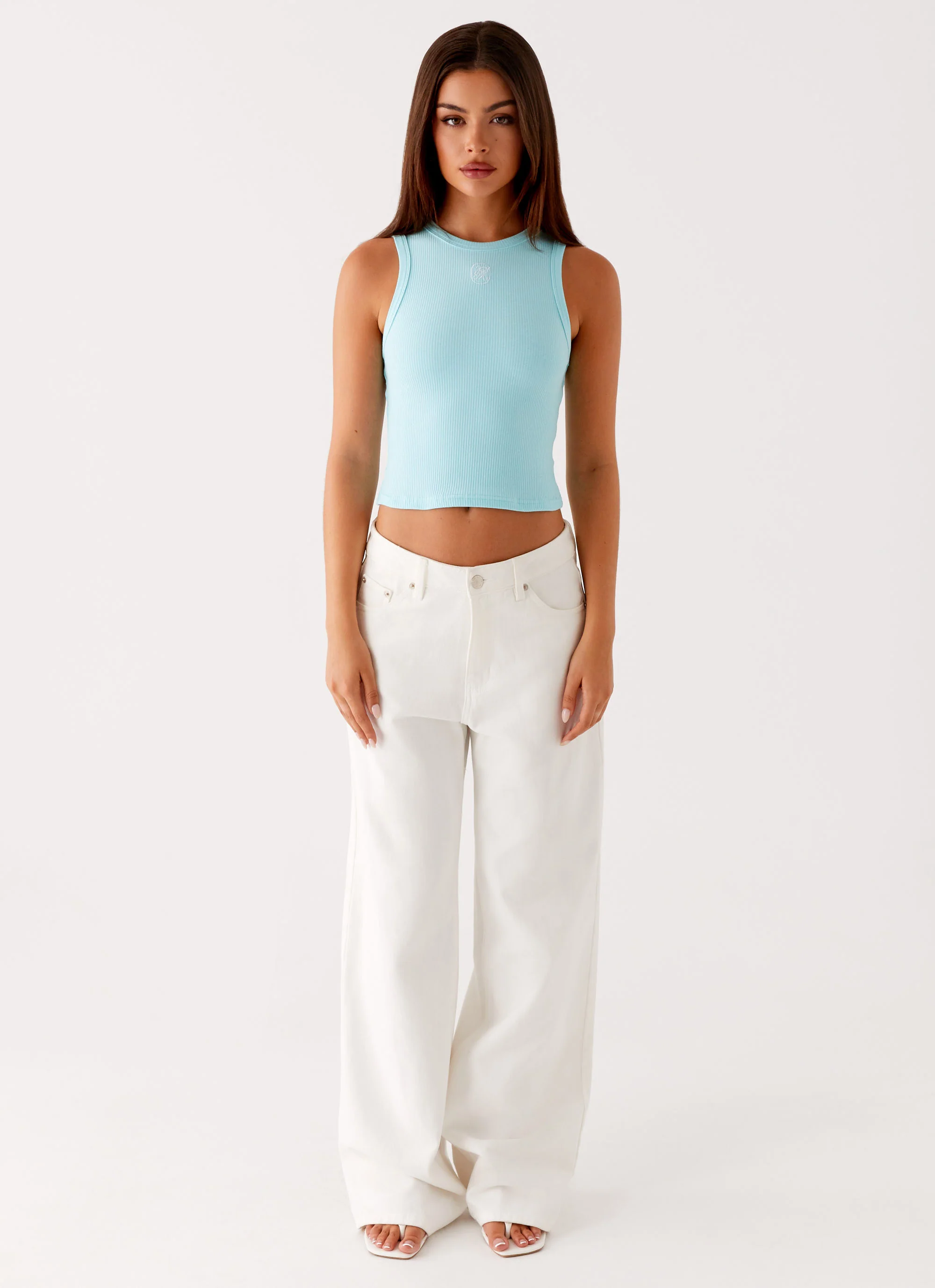 Veda Tank Top - Turquoise