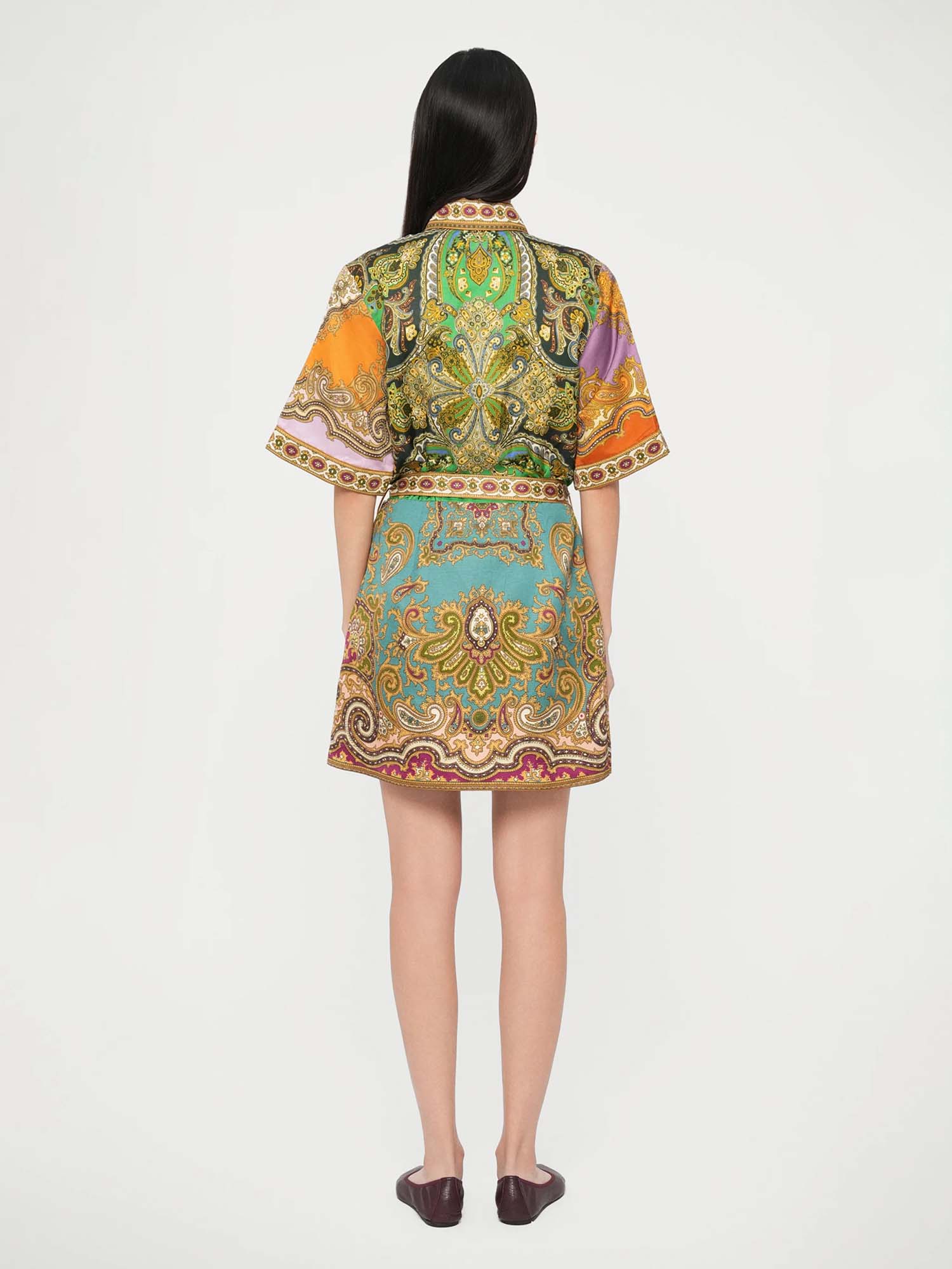 Paisley Reverie Mini Dress