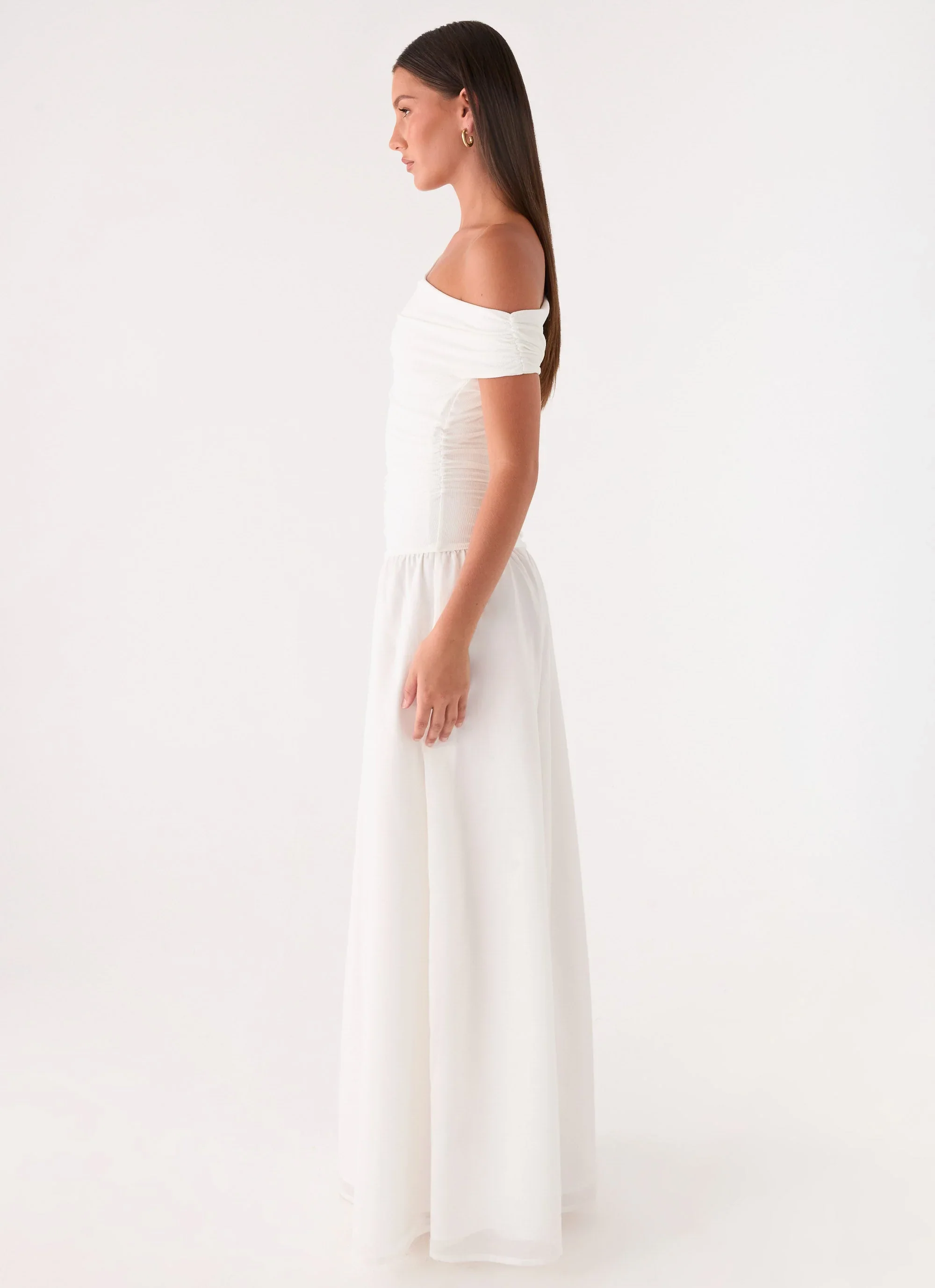 Liorae Maxi Dress - White