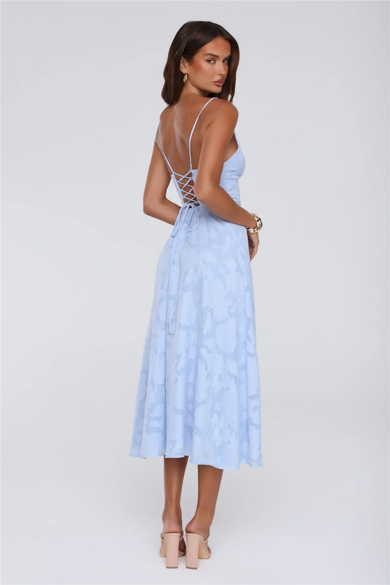Tide Kissed Midi Dress Blue
