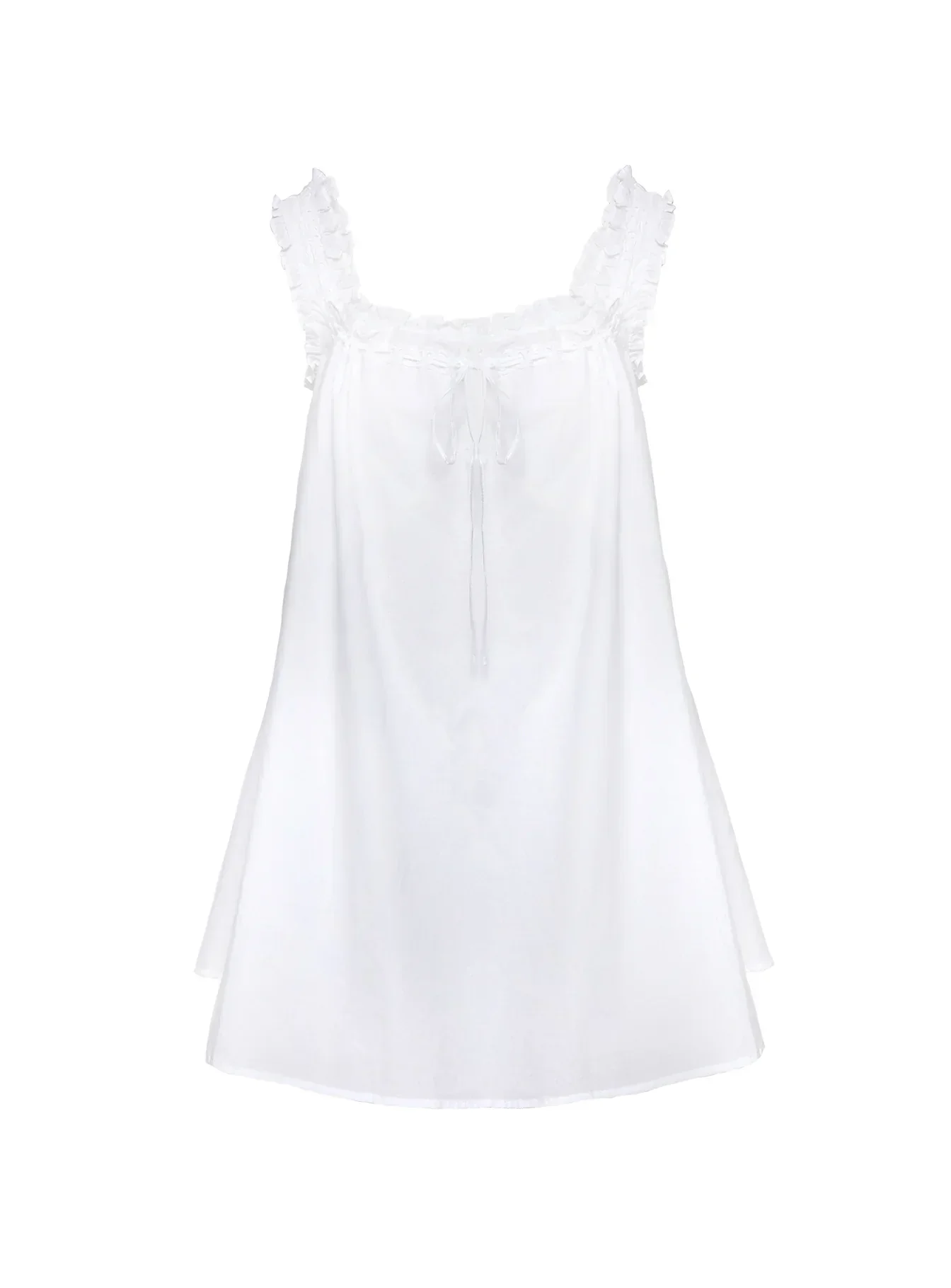 Swing Mini Dress White - luluinthesky