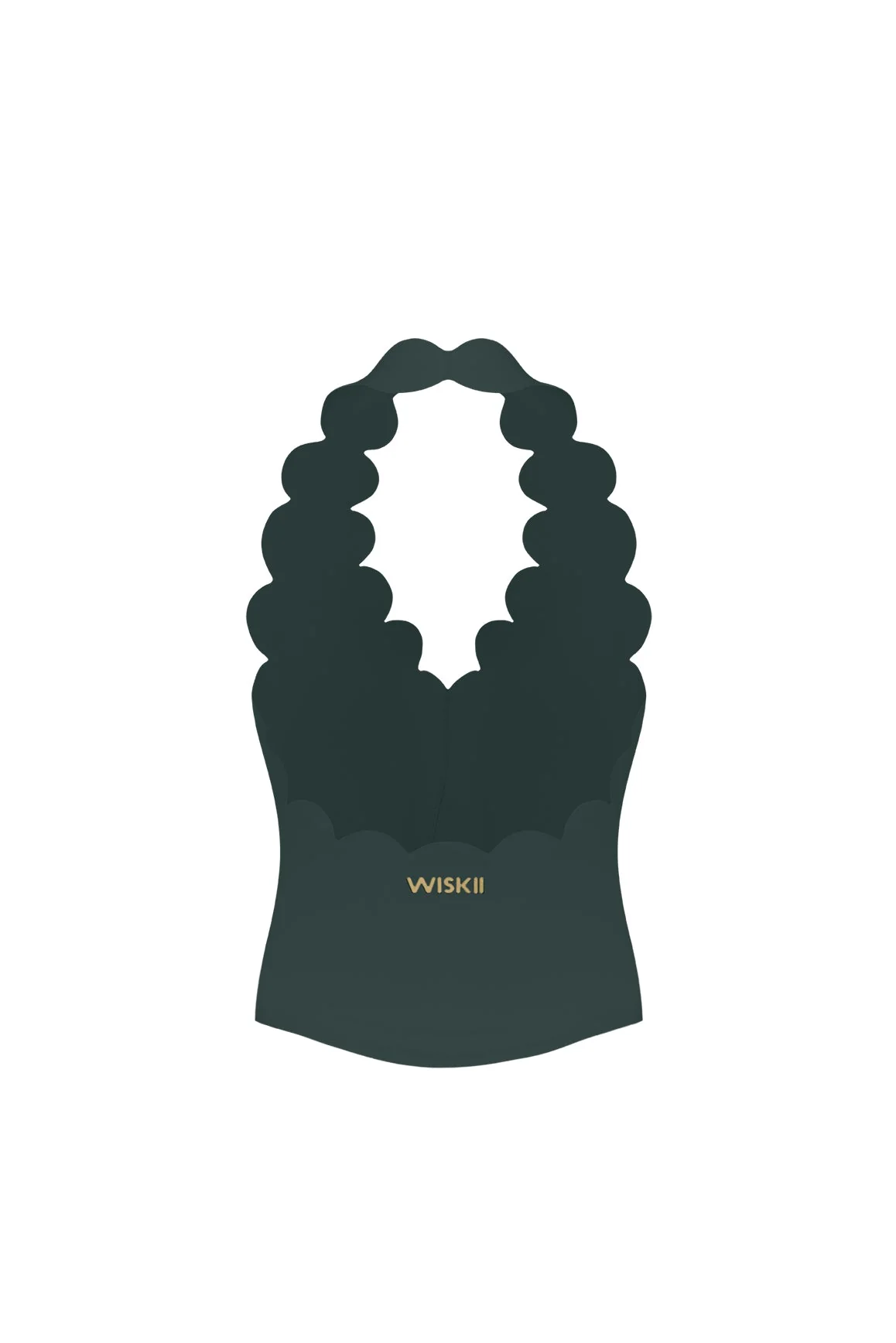 Riviera Scallop Halter Bra Tank