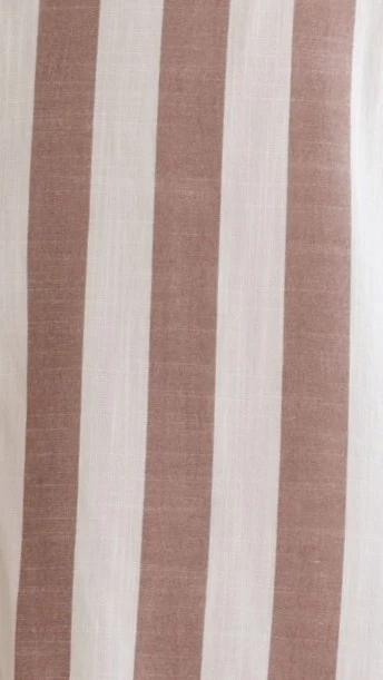 Baylee Mini Dress - Chocolate Stripe - FASHION NOB