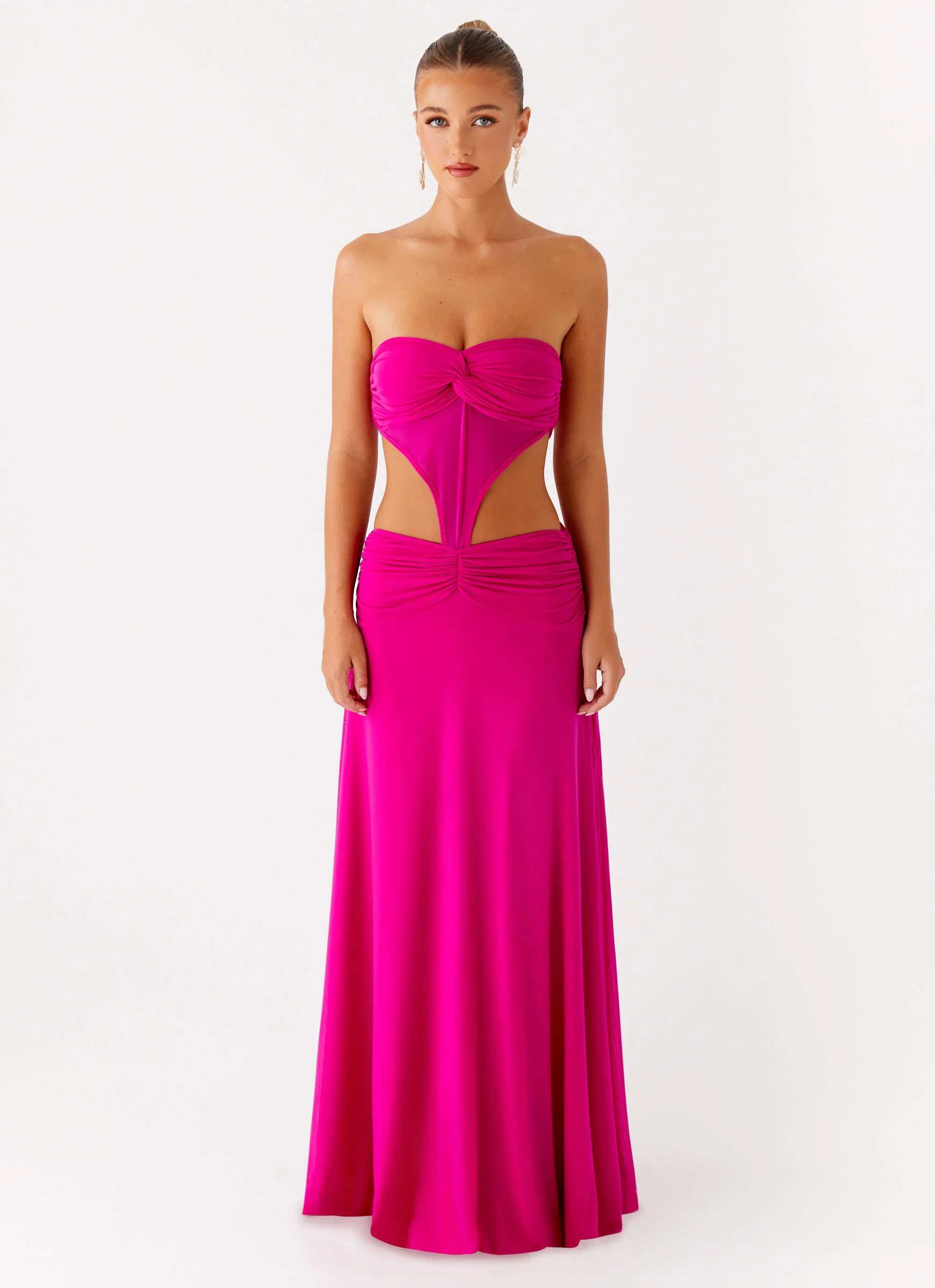 Carlene Maxi Dress - Fuchsia