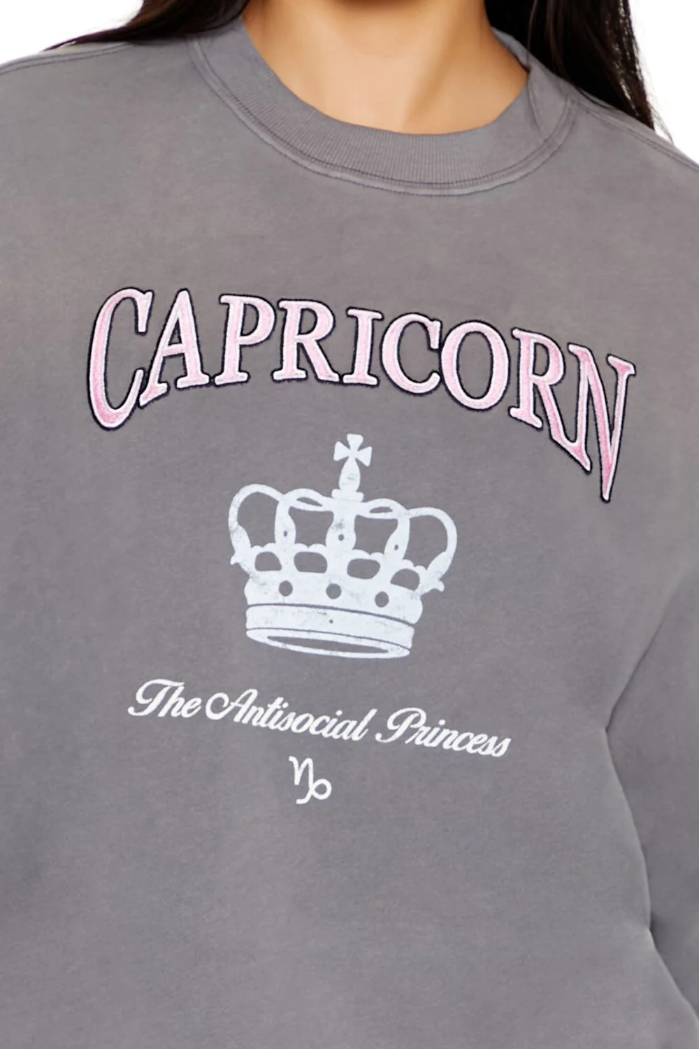 Capricorn Antisocial Princess Pullover