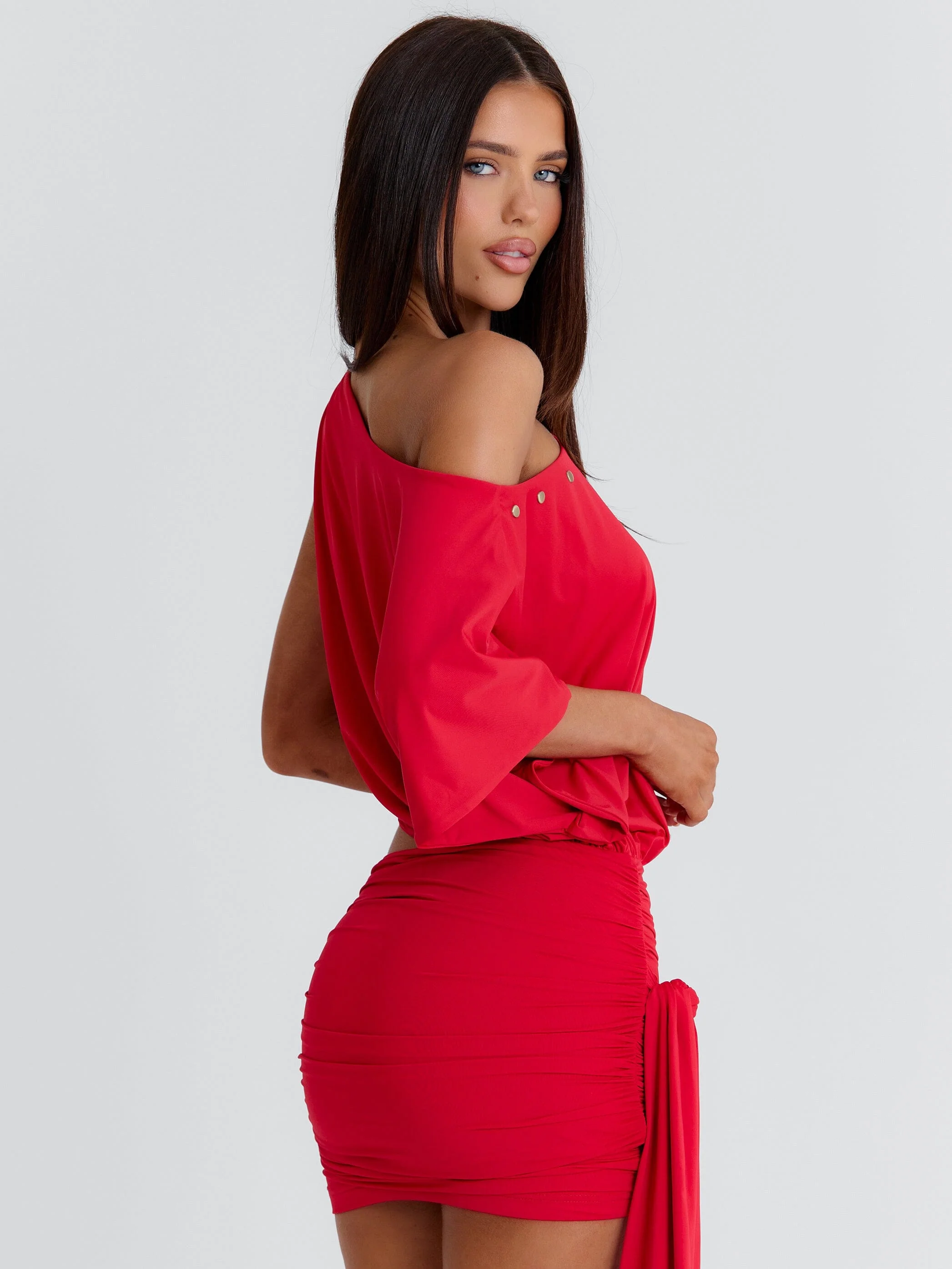 Othellio Mini Dress Red