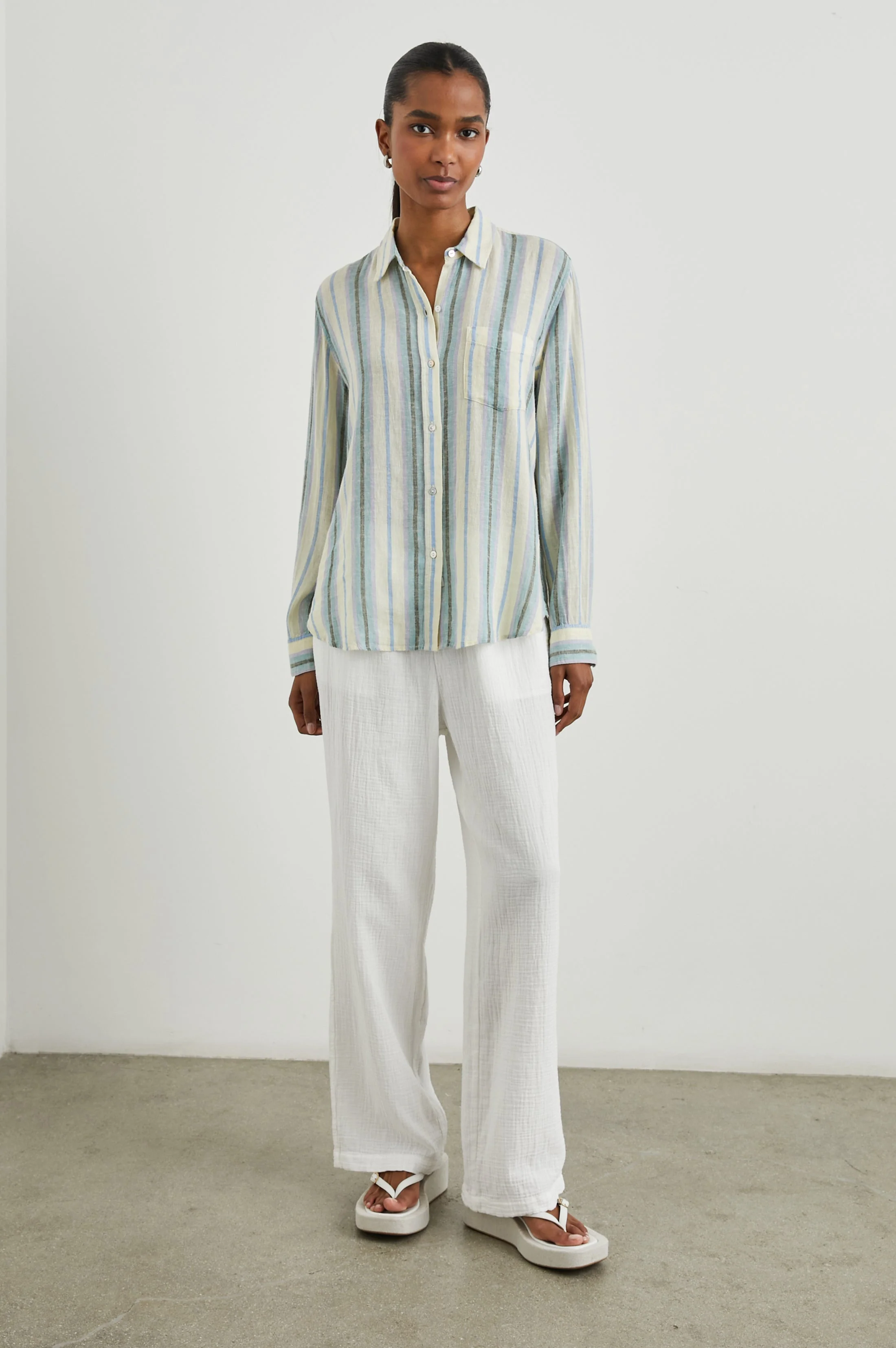 Charli Shirt - Catania Stripe