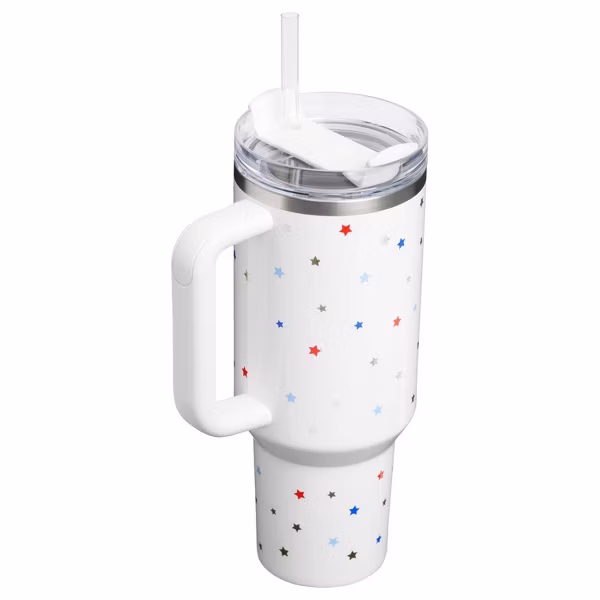 Stanley 40 oz Stainless Steel H2.0 FlowState Quencher Tumbler Starry Sparkle
