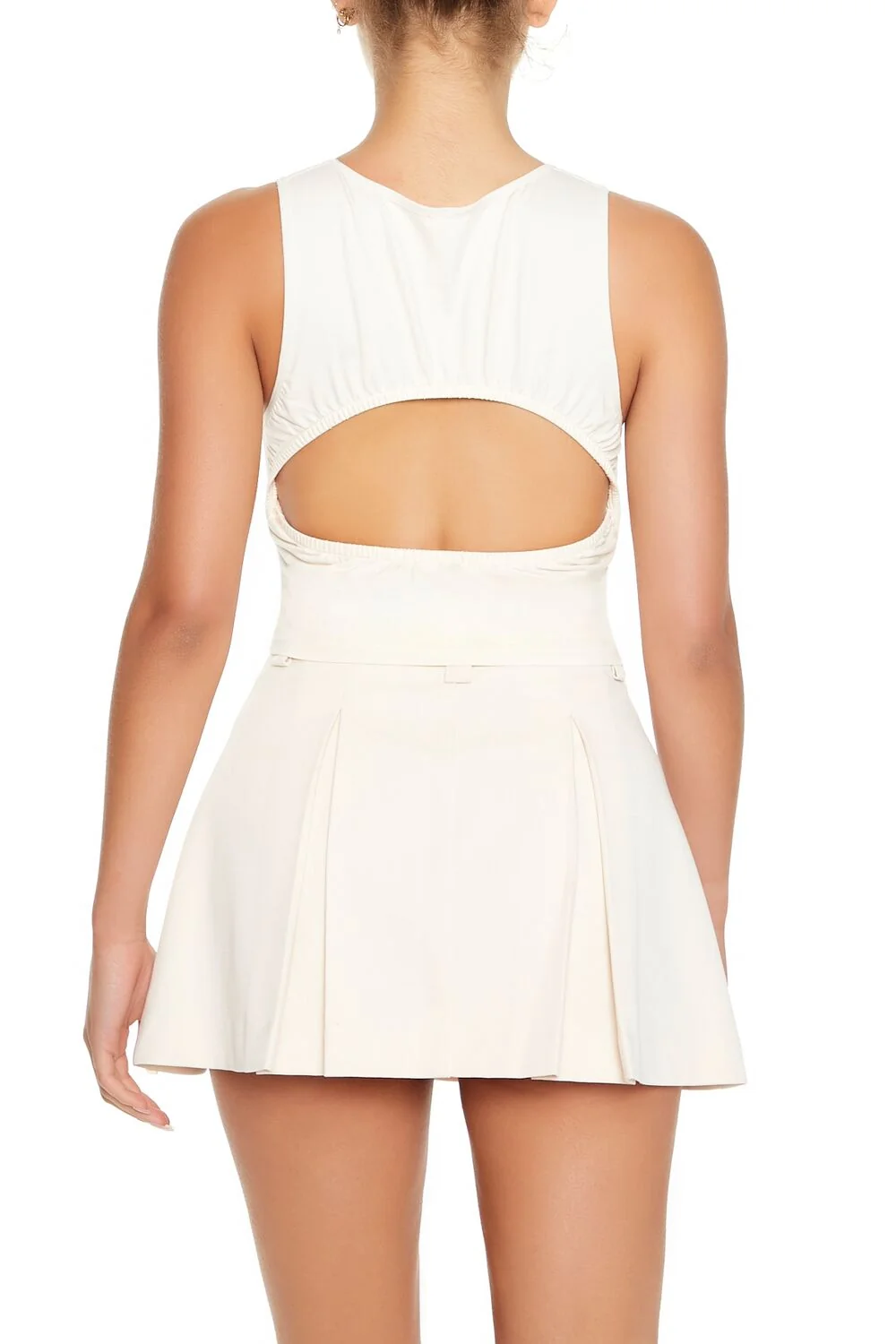 Cropped Cutout Tank Top