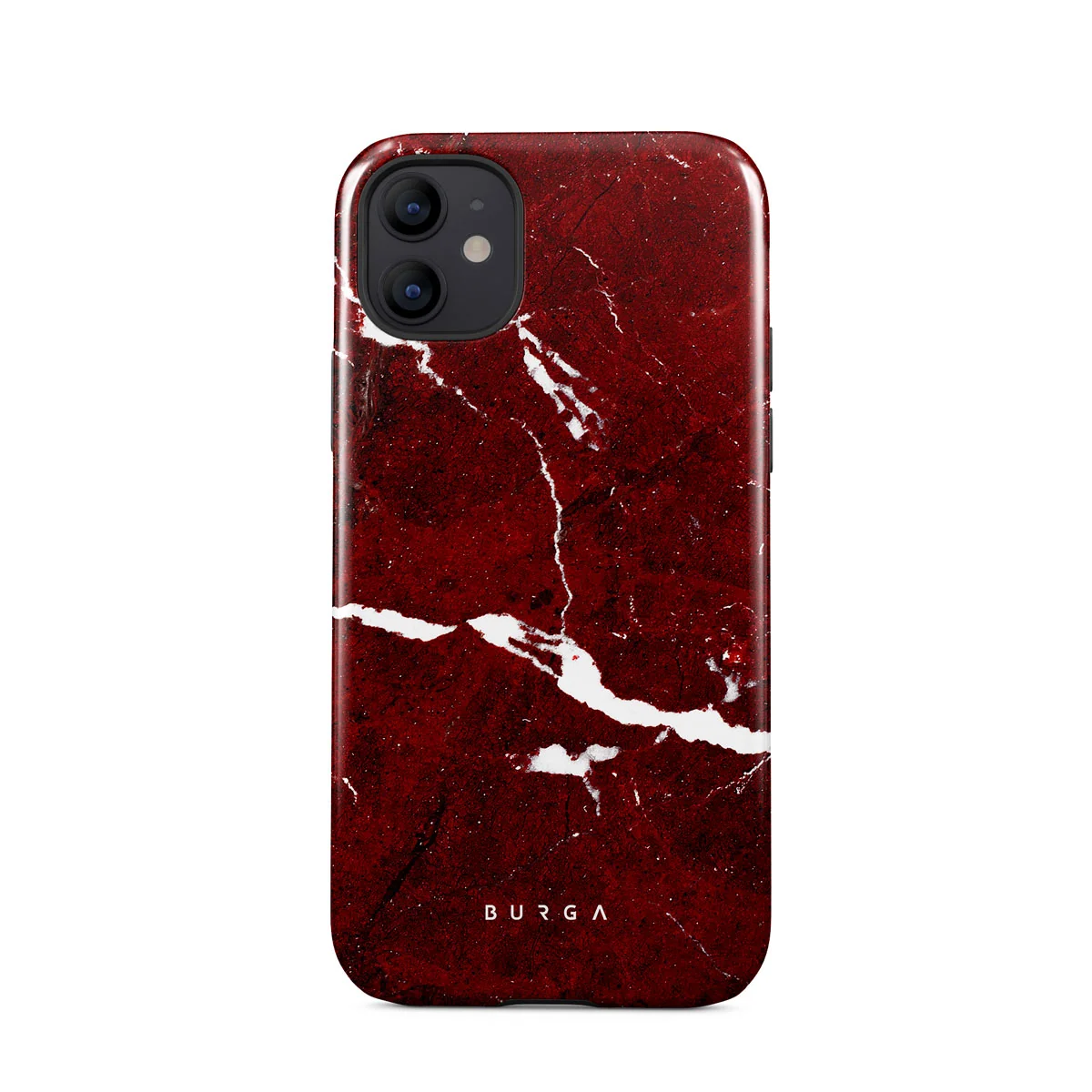 Iconic Red Ruby - Marble iPhone 12 Mini ケース