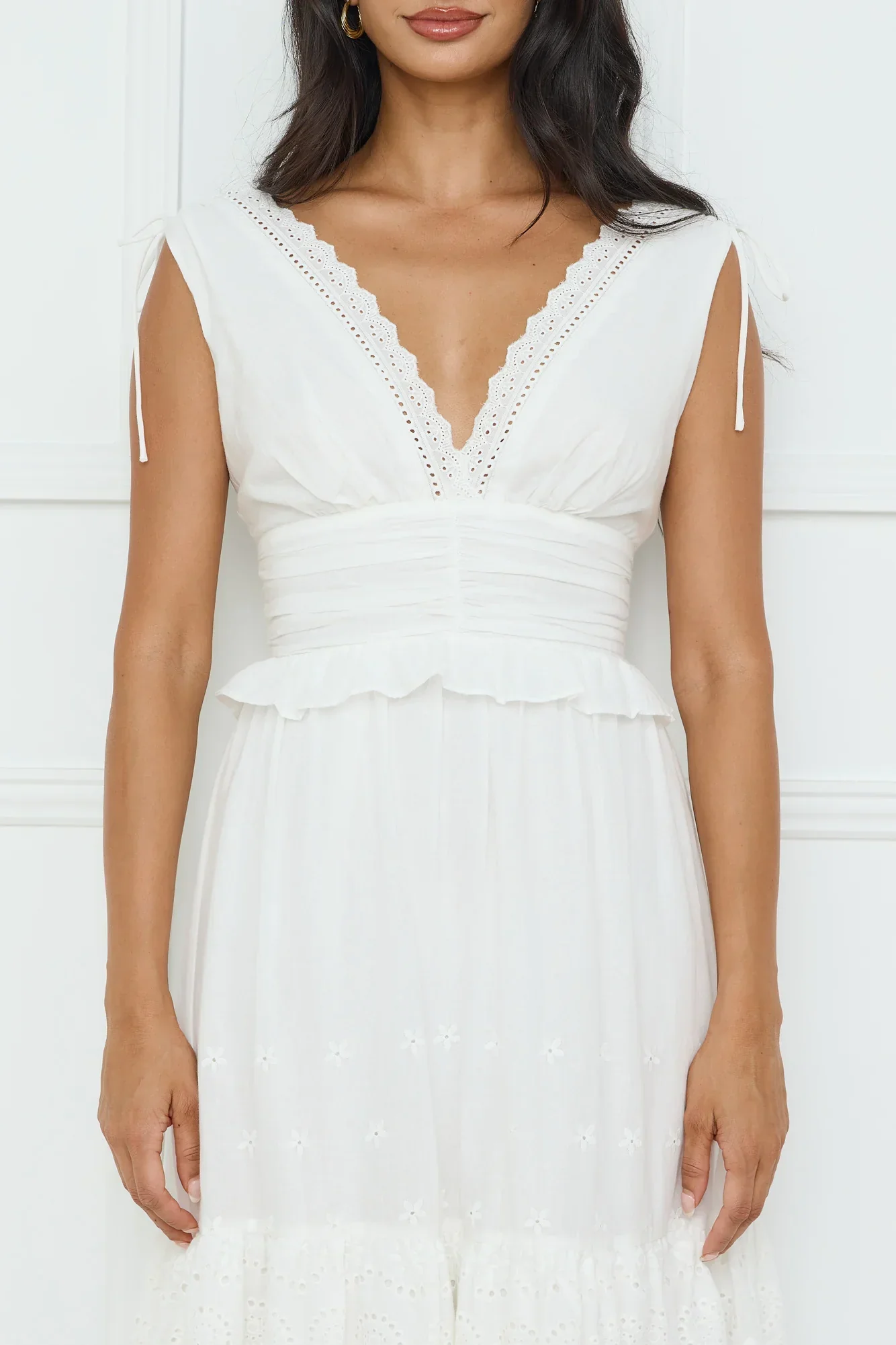 Desert Oasis Maxi Dress White