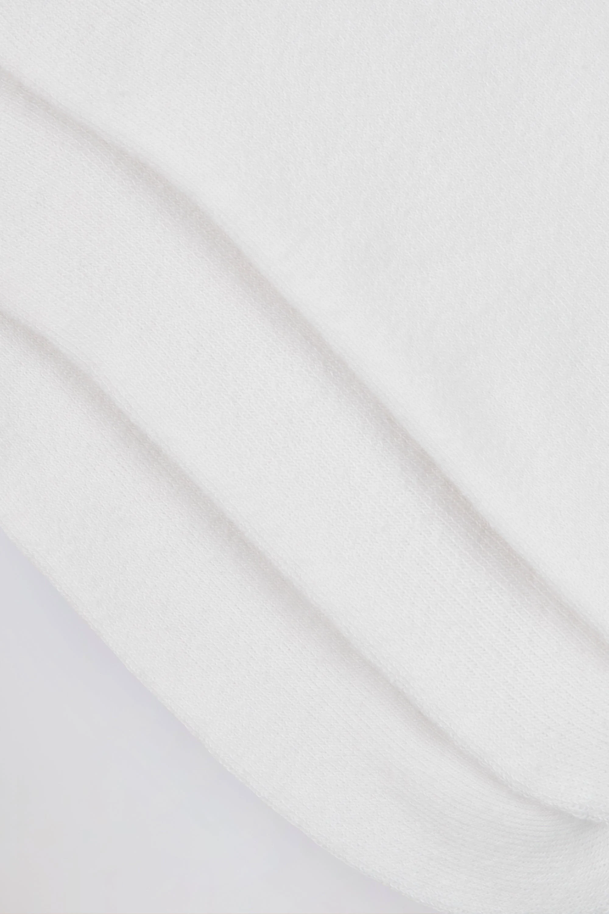 Ribbed Crew Sock Bundle in White