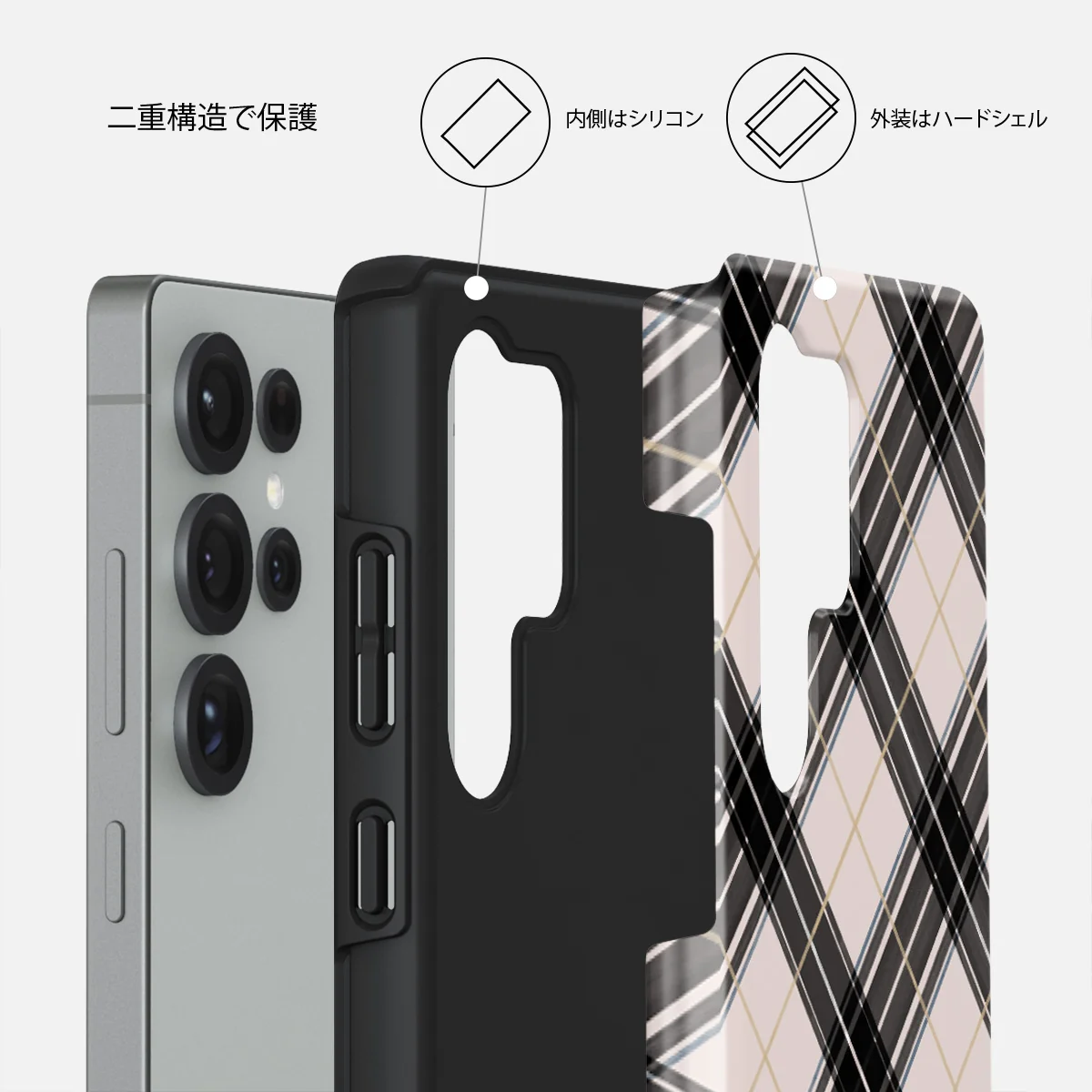 Plaid Please - Samsung Galaxy S25 Ultra ケース