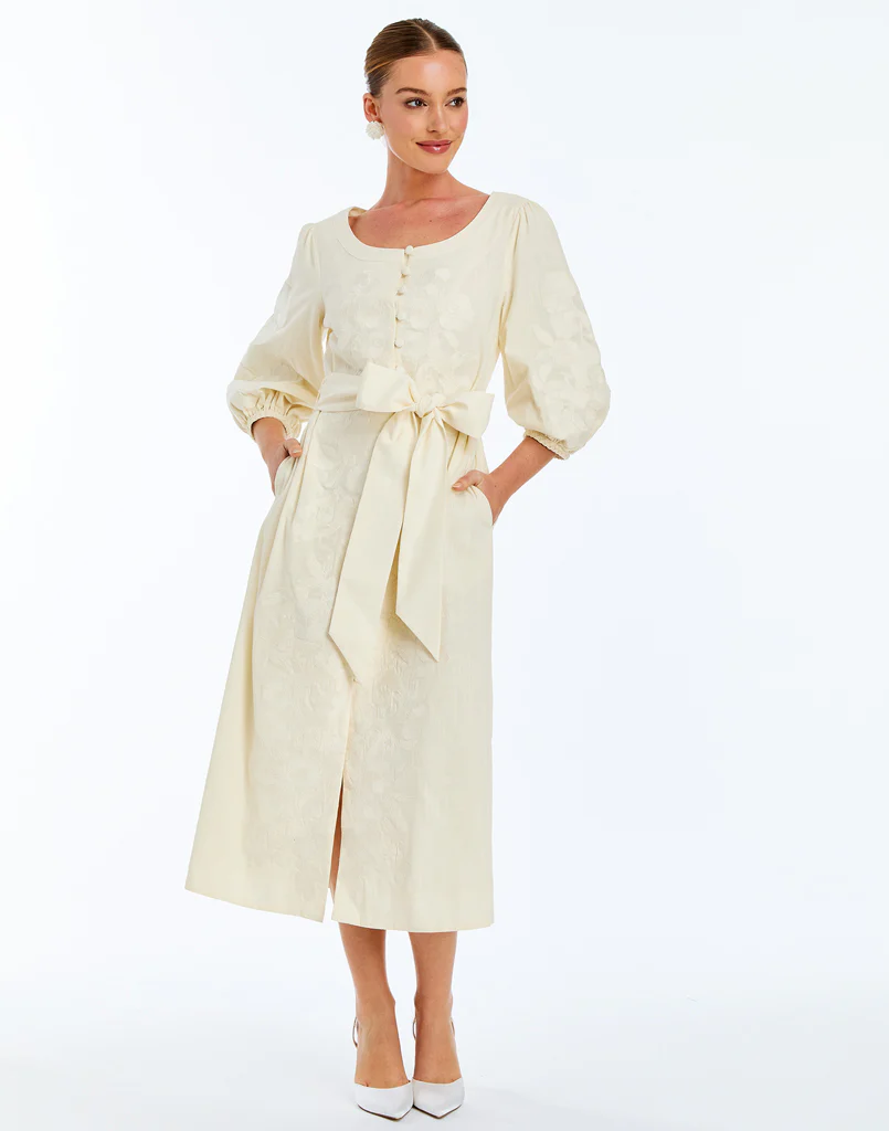 Suzanna Barong Midi Dress