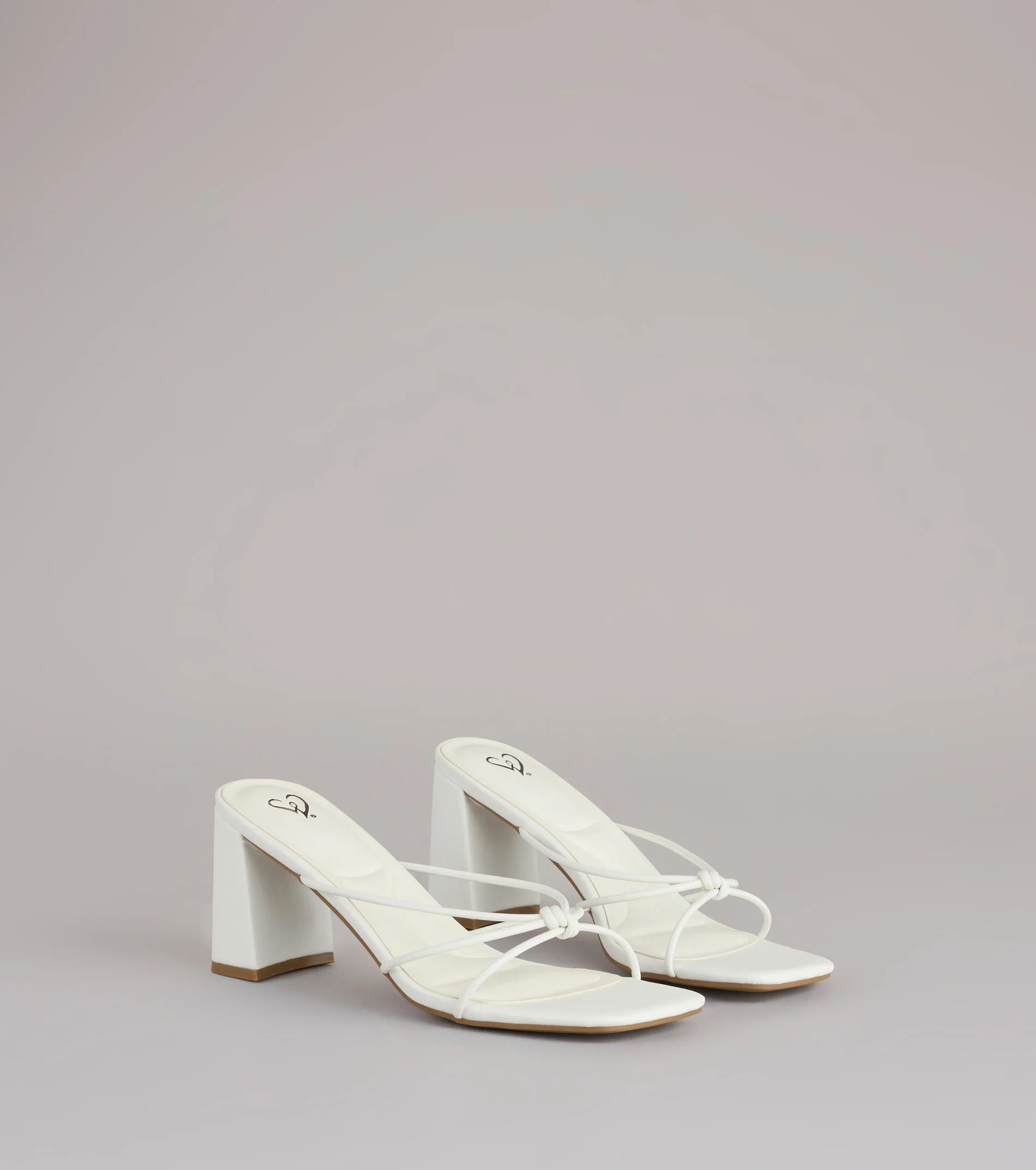 Fashion Fix Knotted Block Heel Mules - luluinthesky