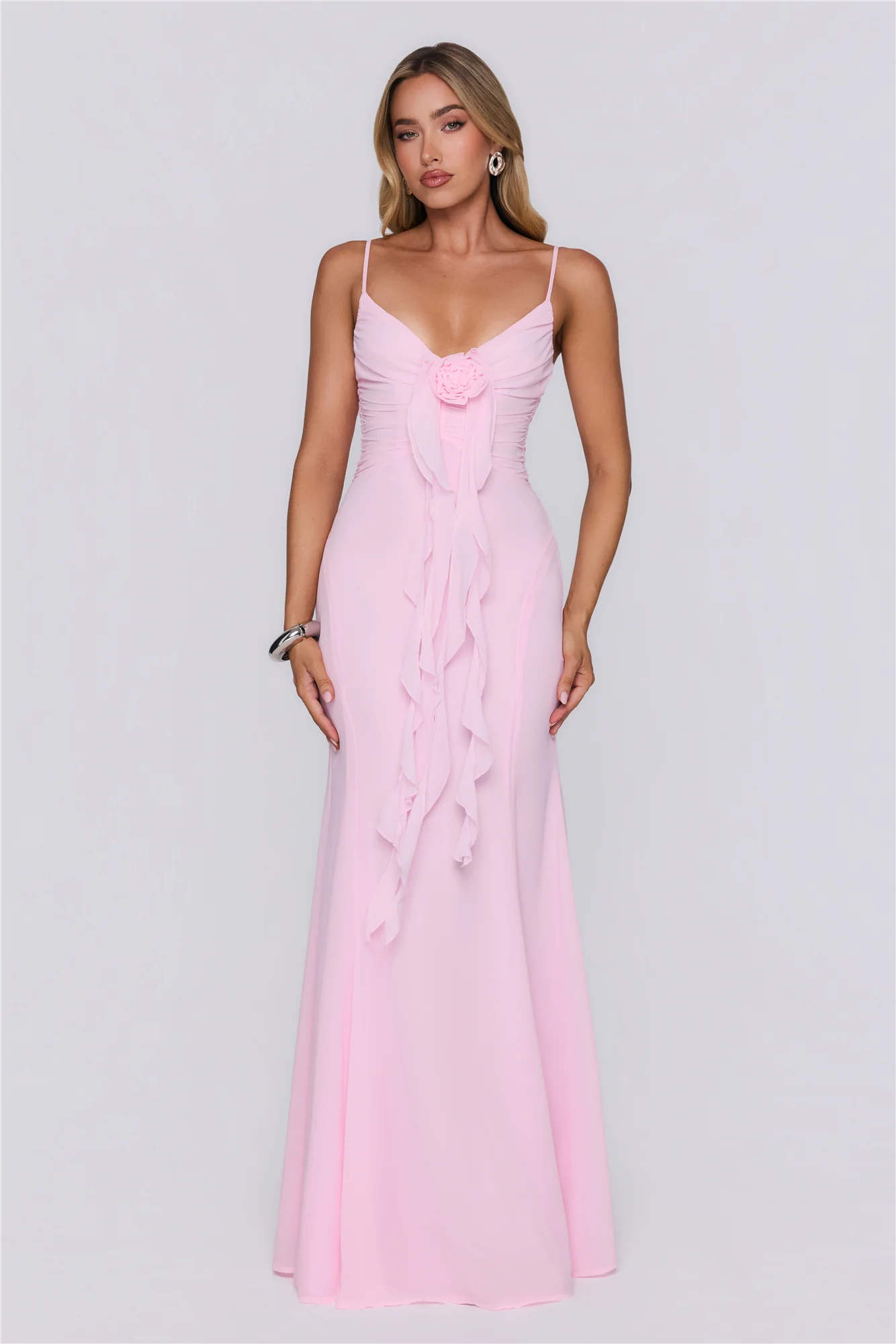 Dewy Dreams Maxi Dress Pink