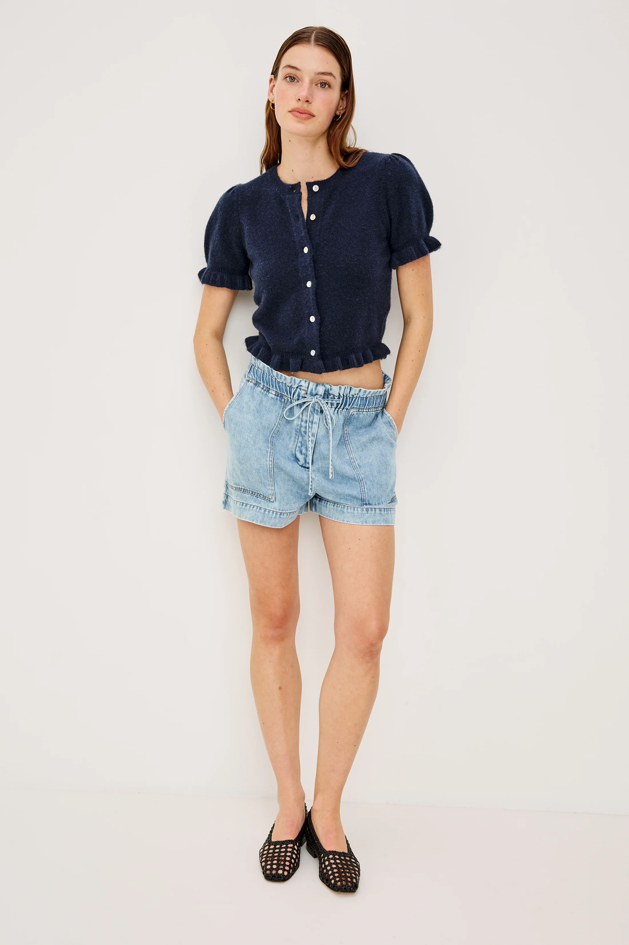 Lora Top - Navy