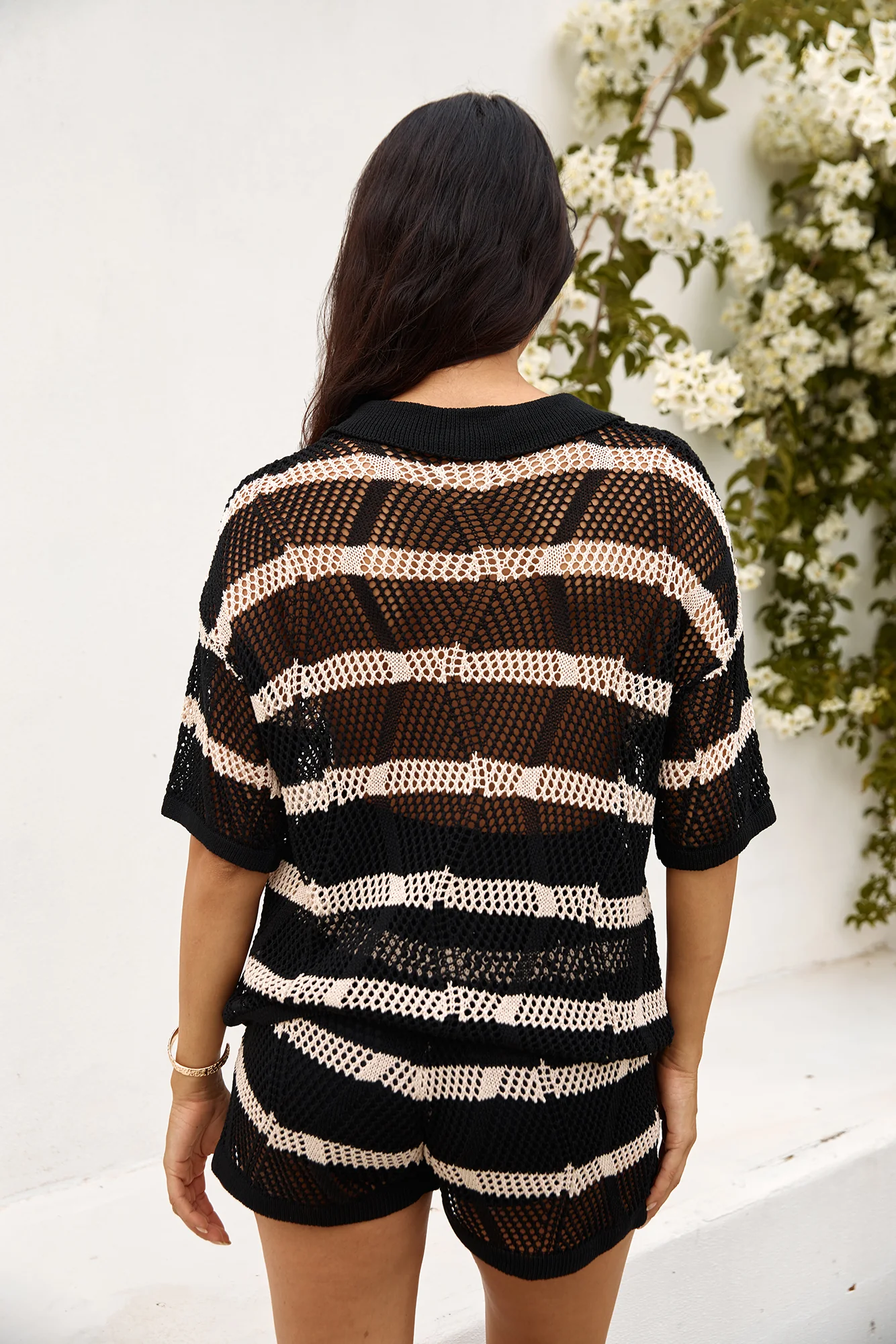 Sailing Seas Knit Set Black