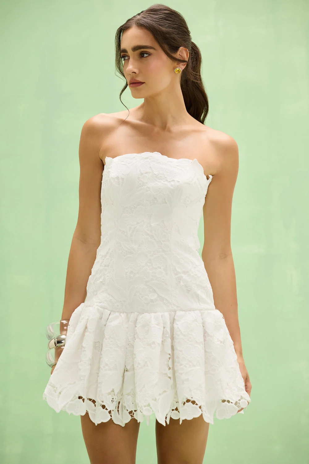 Mysie Lace Mini Dress