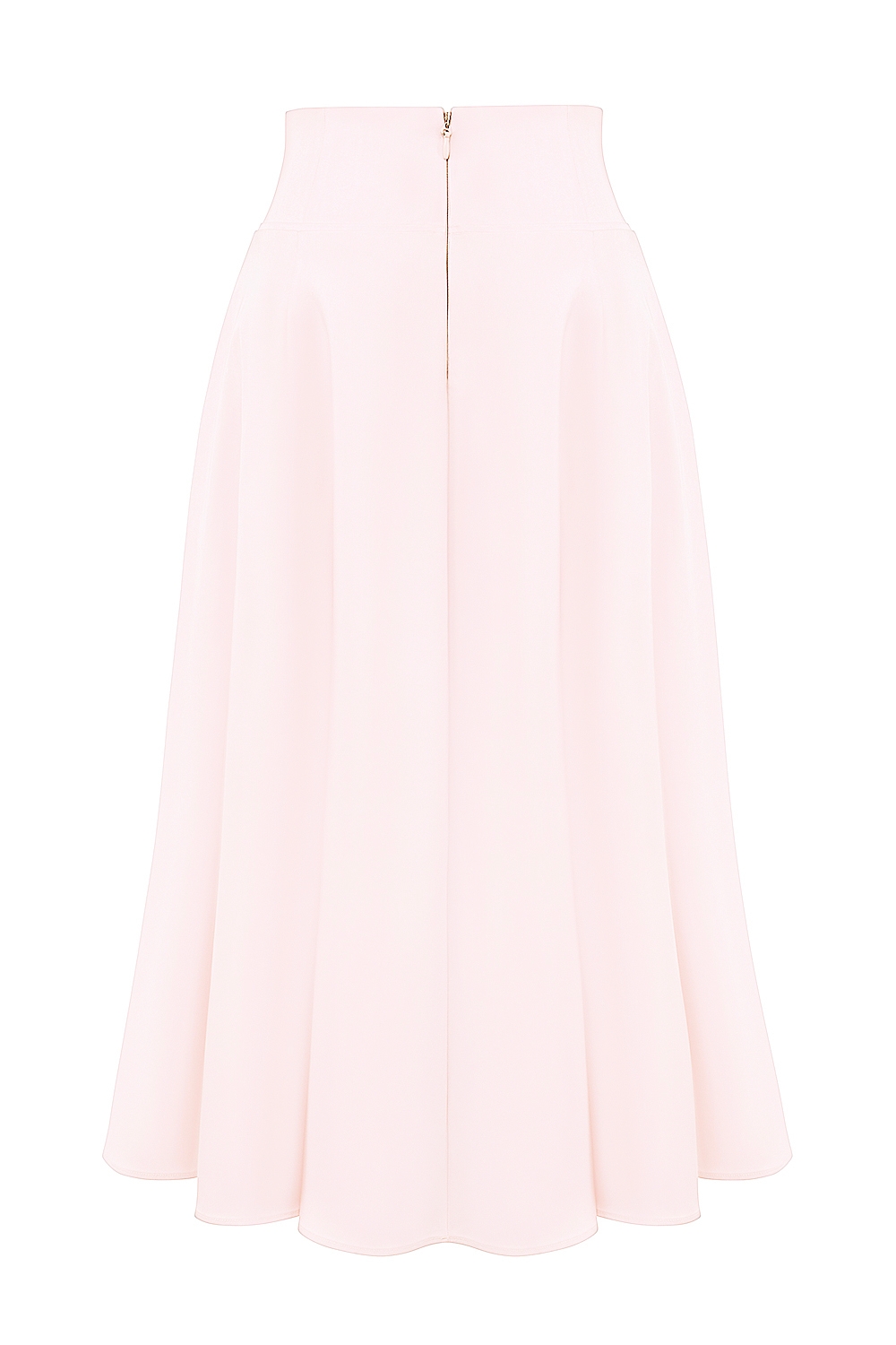 Ballerina Pink A-line Midi Skirt